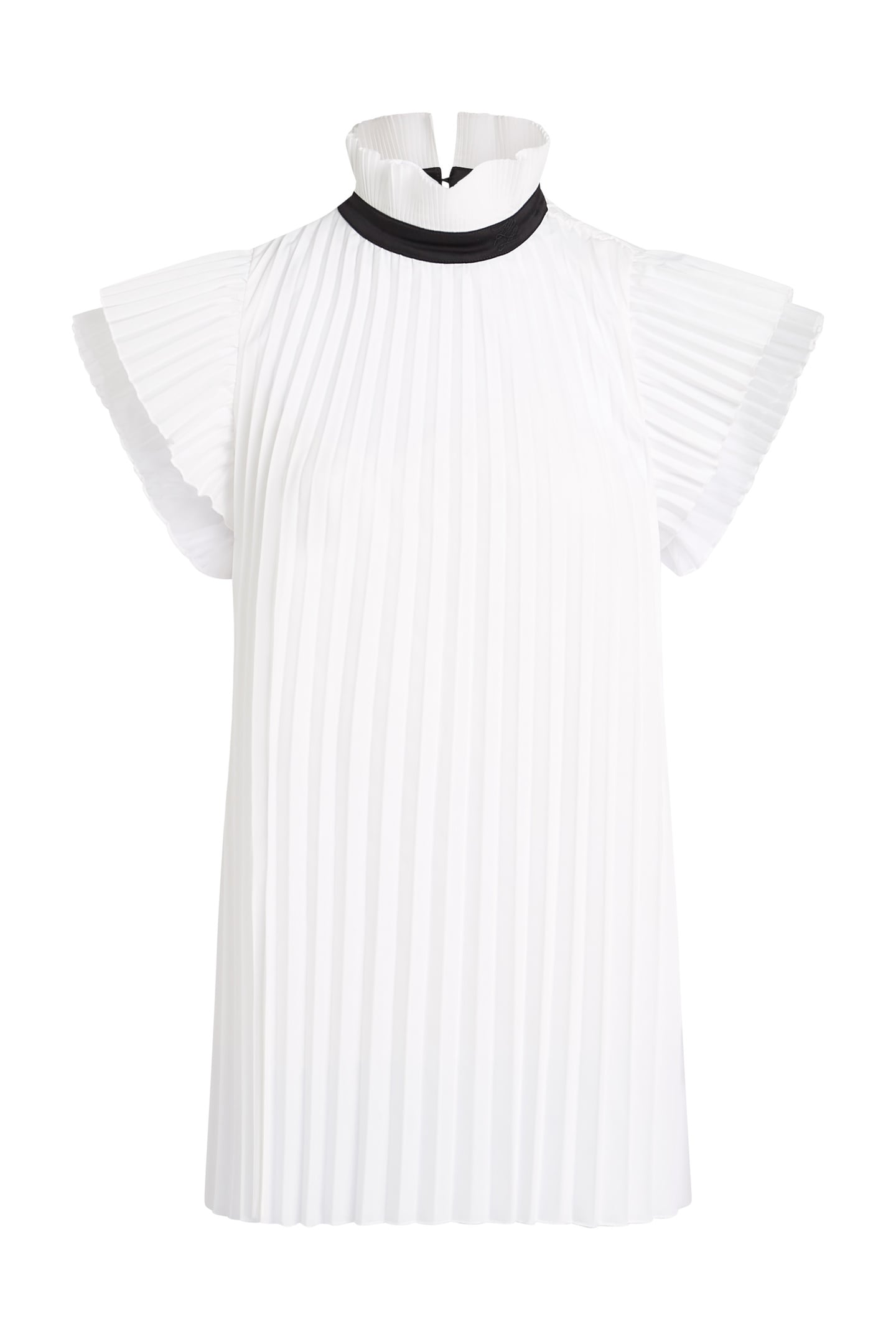 KARL STUDIO PLEATED BLOUSE WHITE 5
