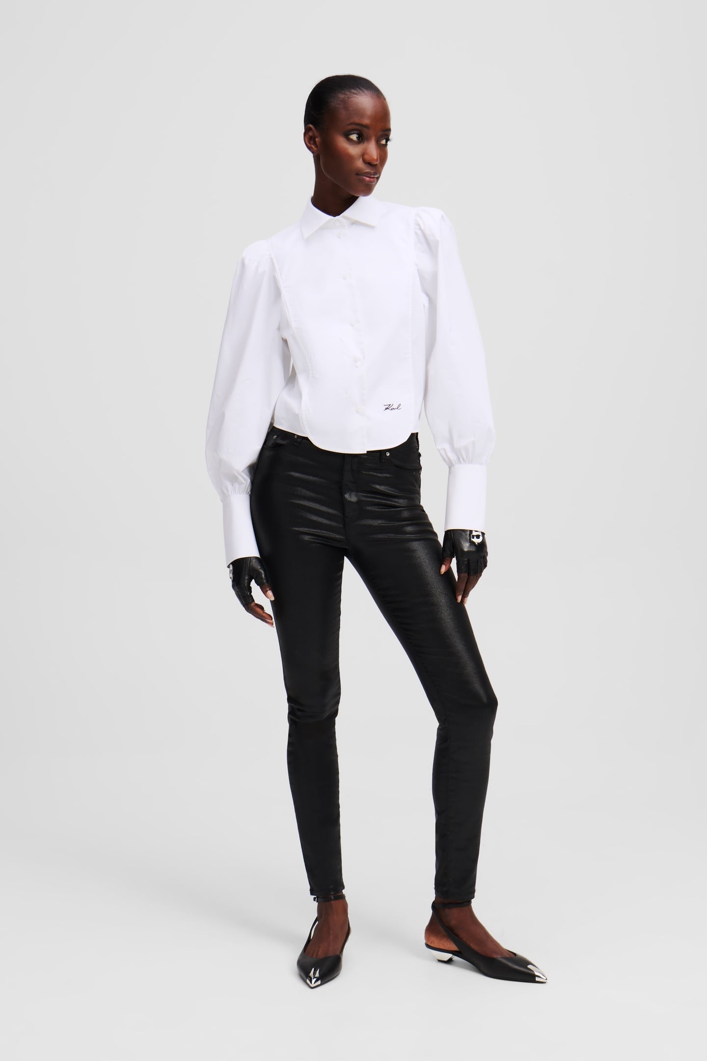 FASHION POPLIN SHIRT WHITE 2