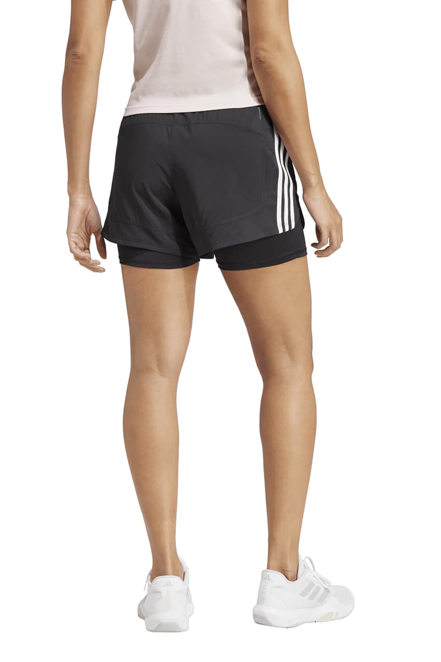 PERFORMANCE PACER 3-STRIPES TRAINING WOVEN SHORTS BLACK 2