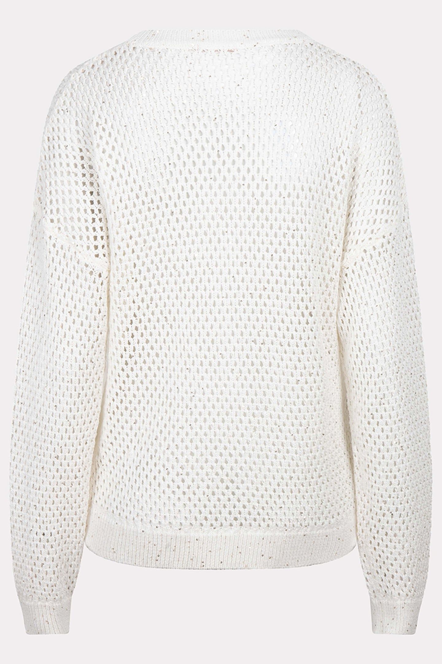 SWEATER COTTON SEQUINS OFF WHITE 6