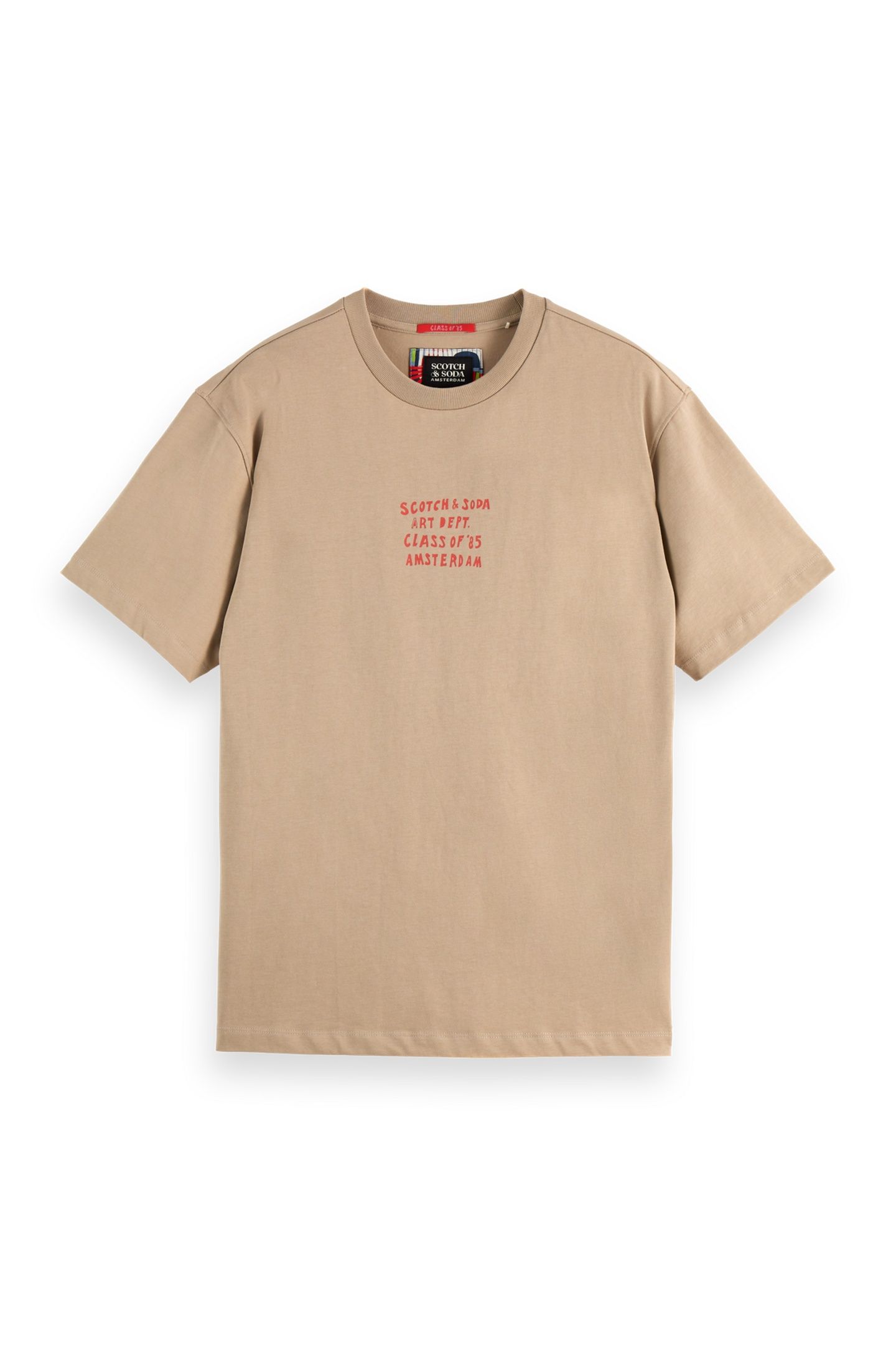 RELAXED-FIT ARTWORK T-SHIRT PLAZA TAUPE 1