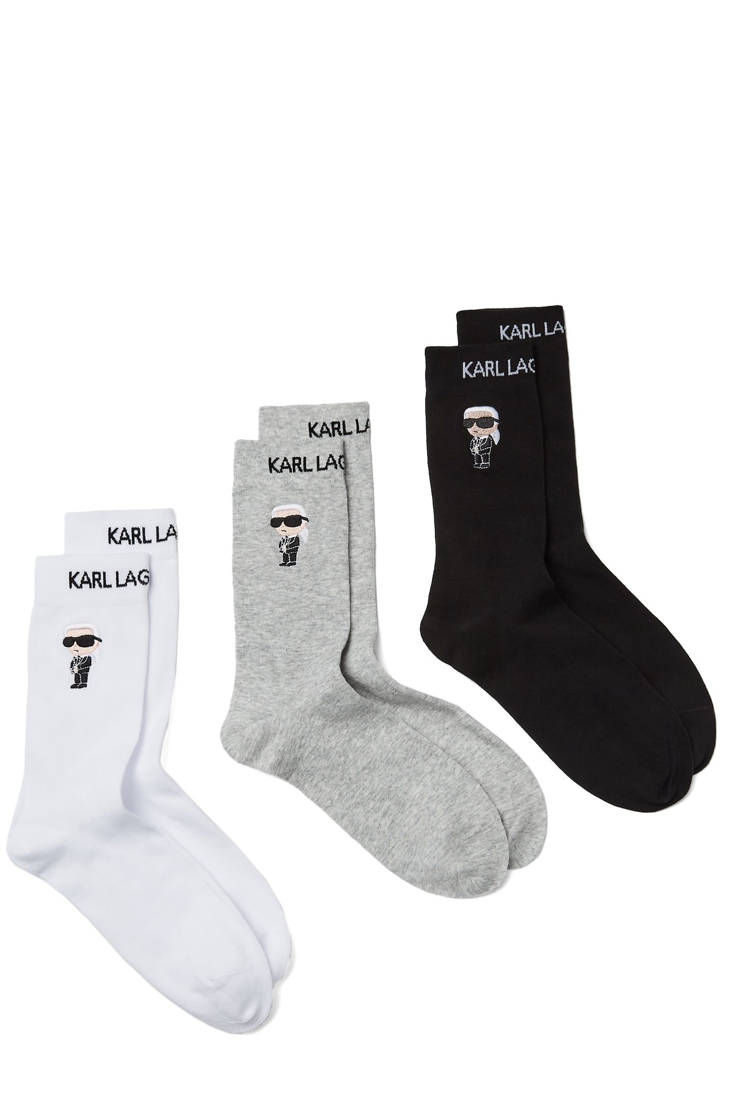 IKON SOCKS (3P) BLACK/WHITE/GREY 3