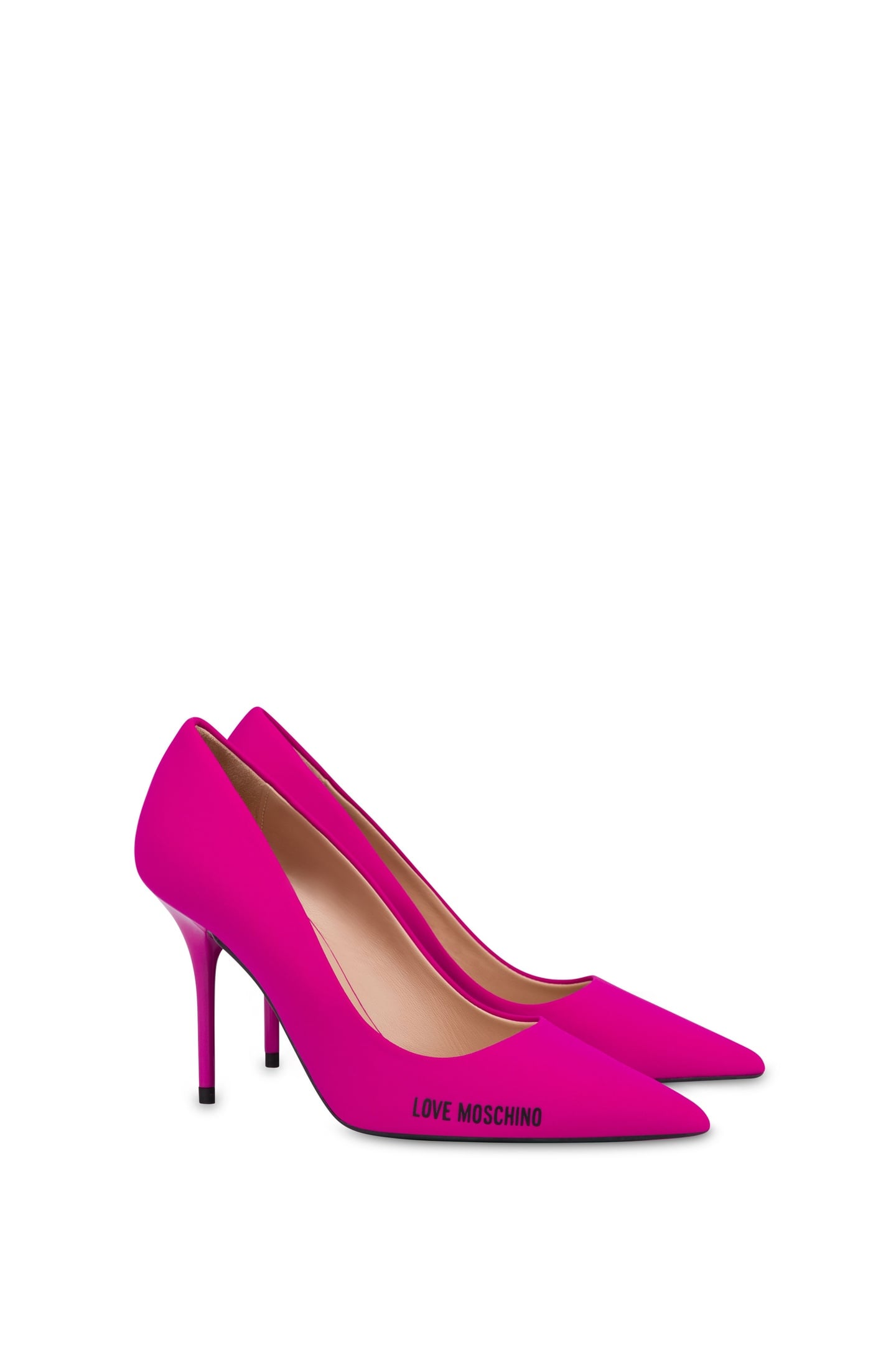 RUBBER LOGO LYCRA PUMPS RED 2