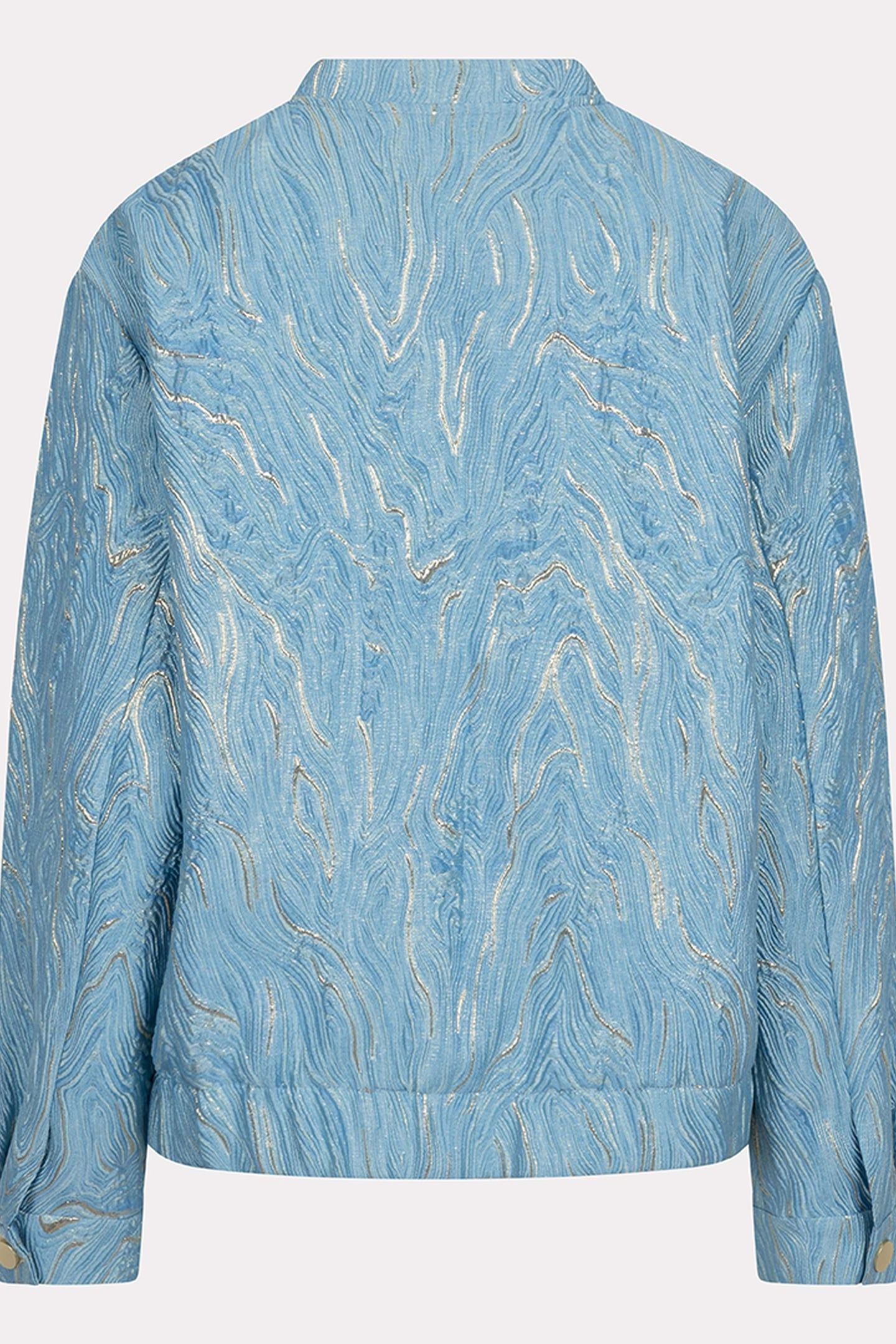 JACKET BOMBER JACQUARD BLUE 8
