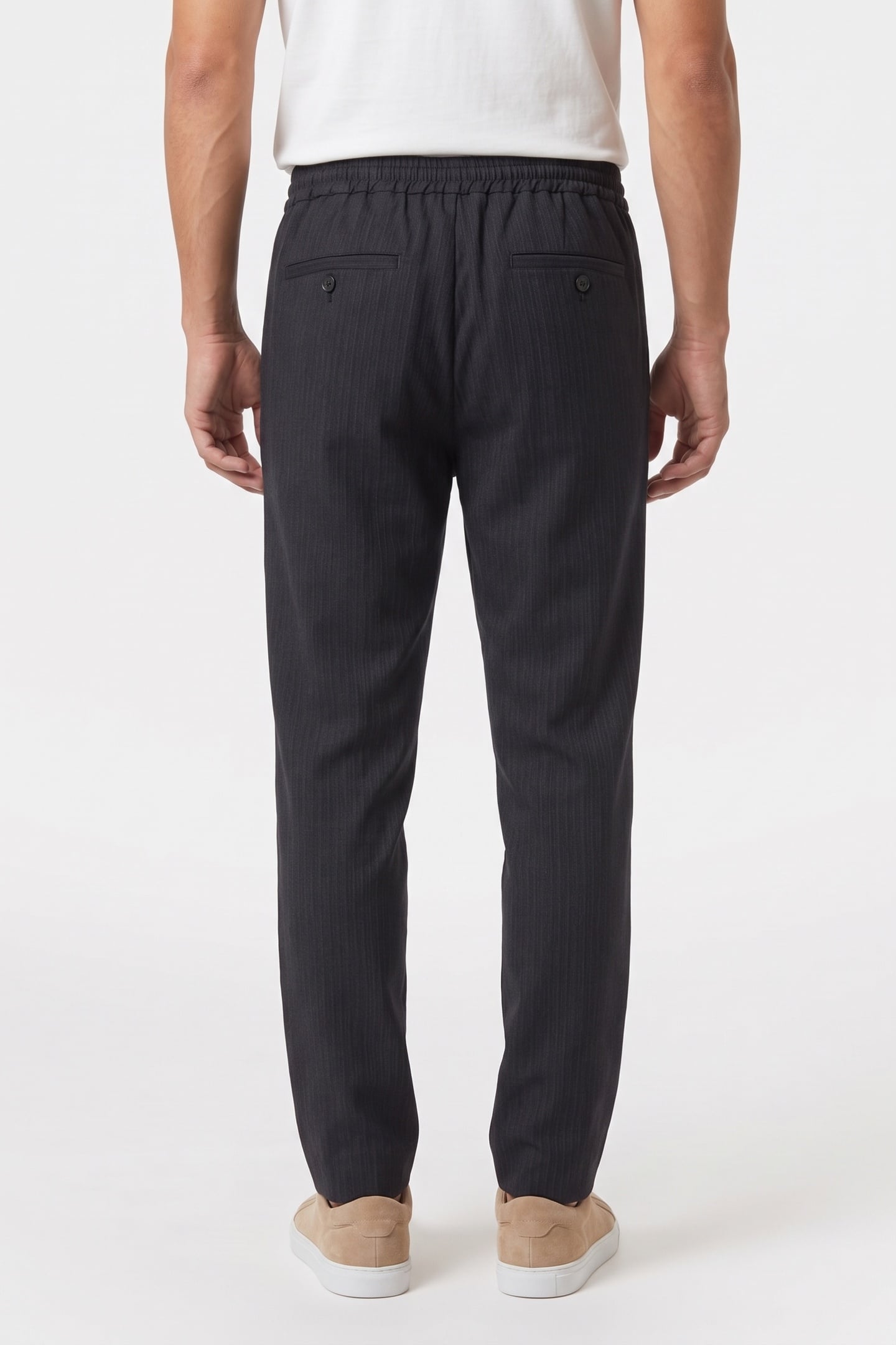 LOWEJOG TROUSER STRIPE GREY 3