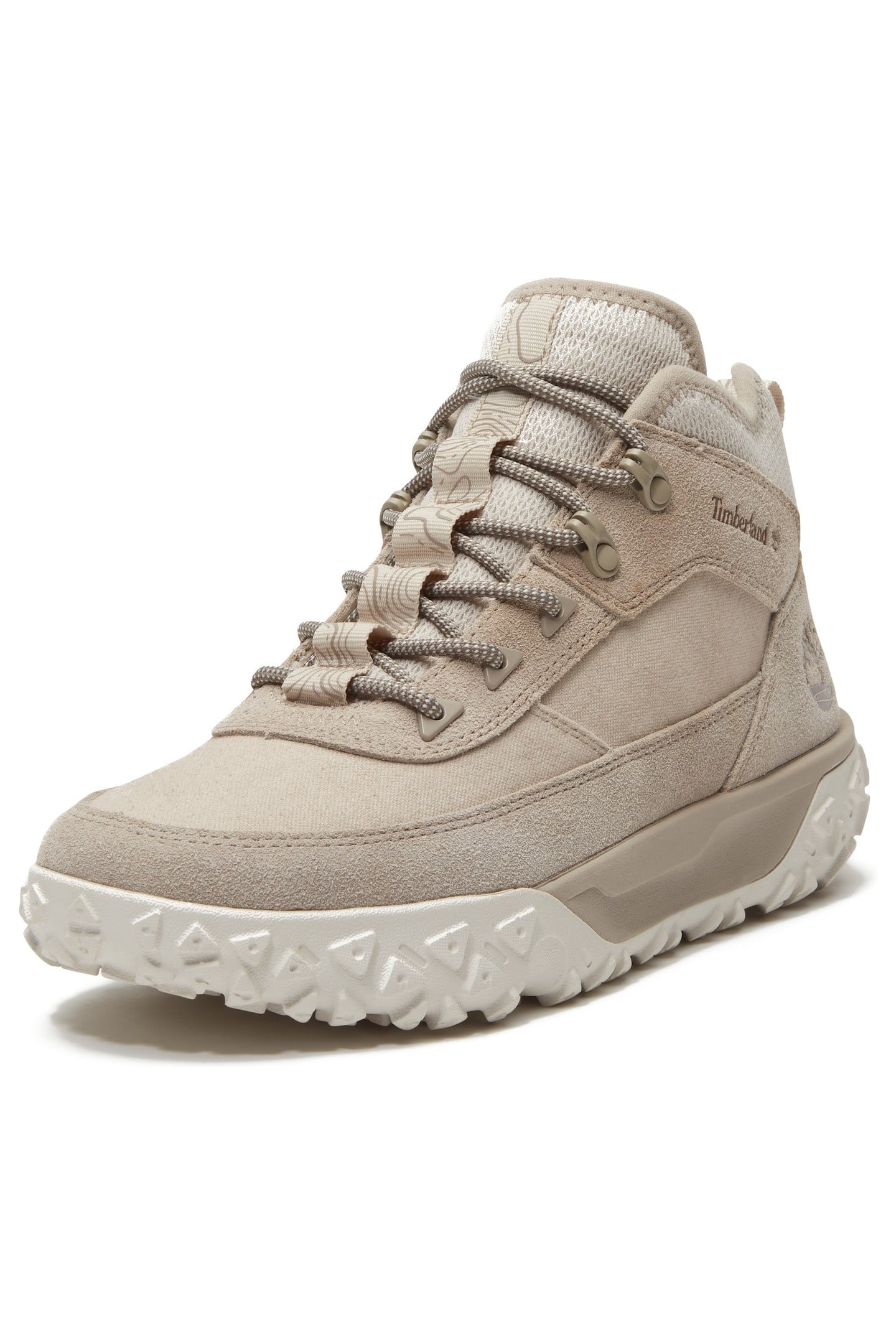MID LACE UP SNEAKER LIGHT TAUPE 3
