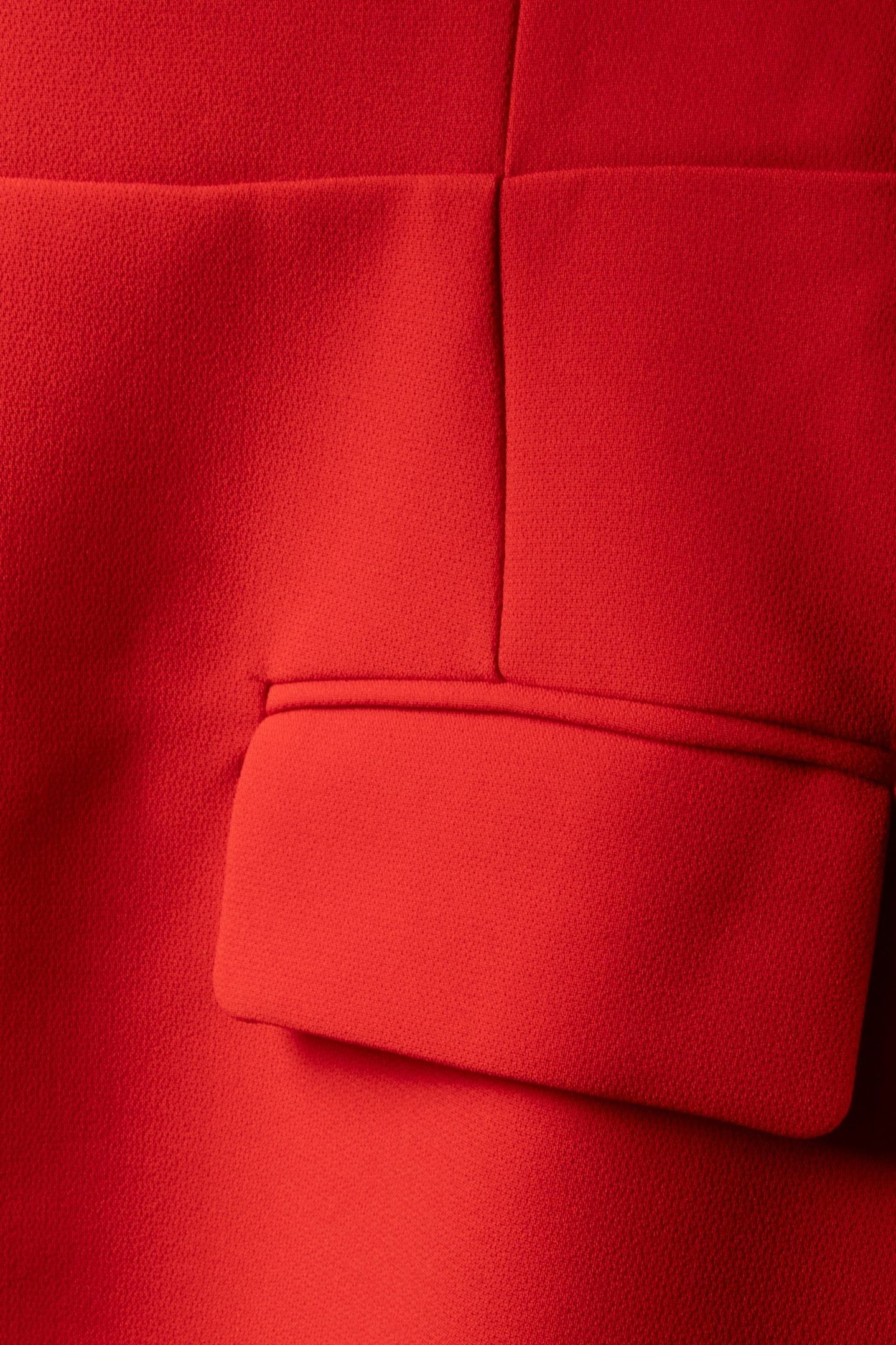 STRAPLESS DRESS RED 7