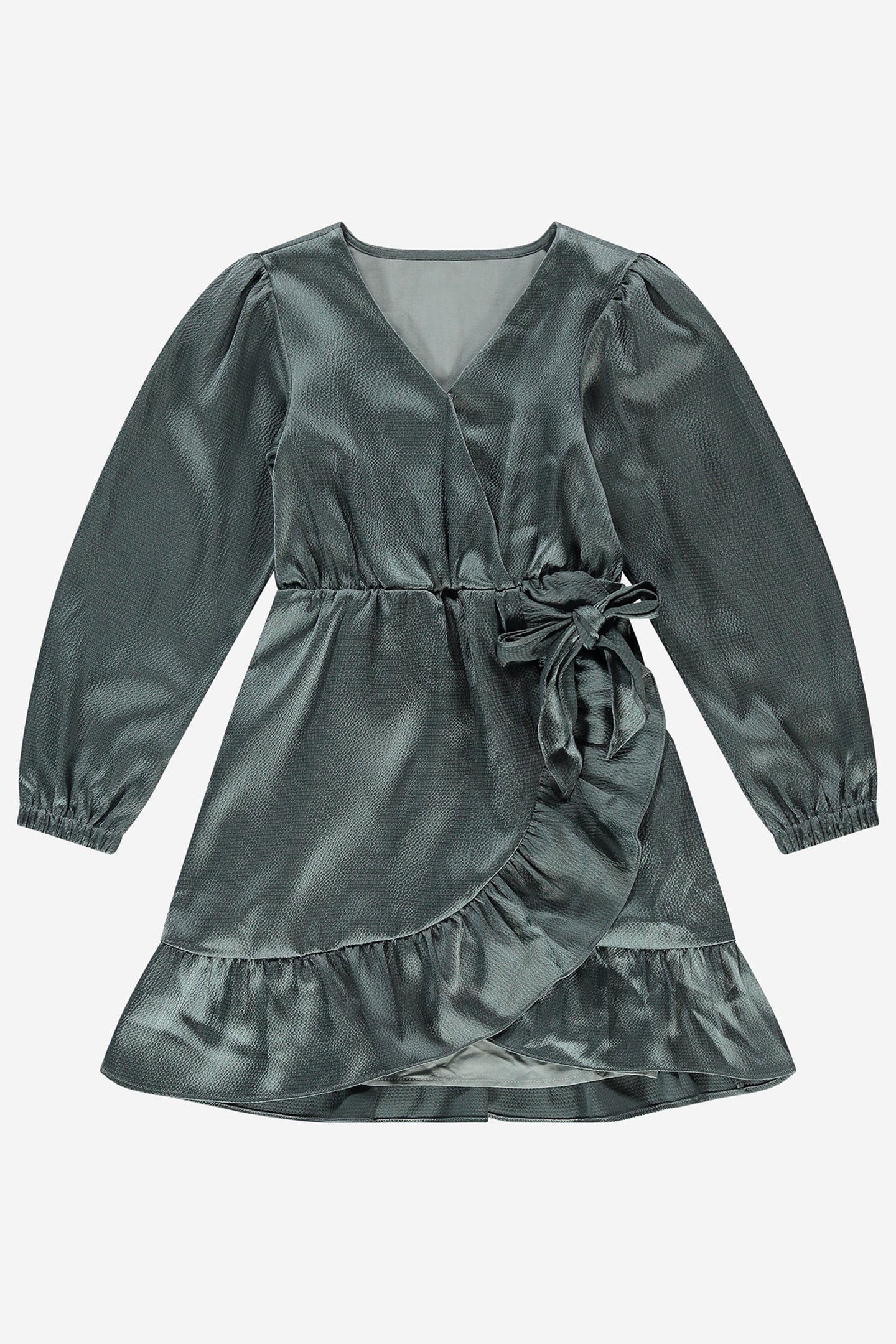 LENOXI DRESS GREY GREEN 1