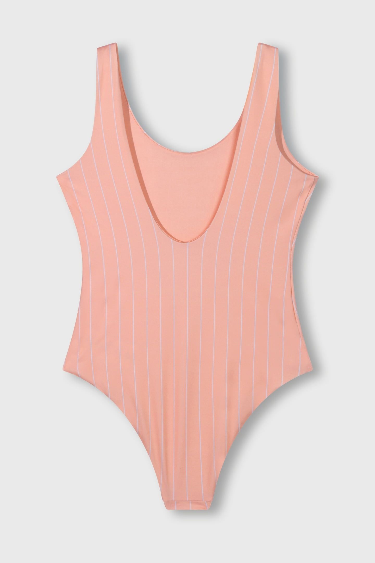 BATHING SUIT STRIPES PEACH 6