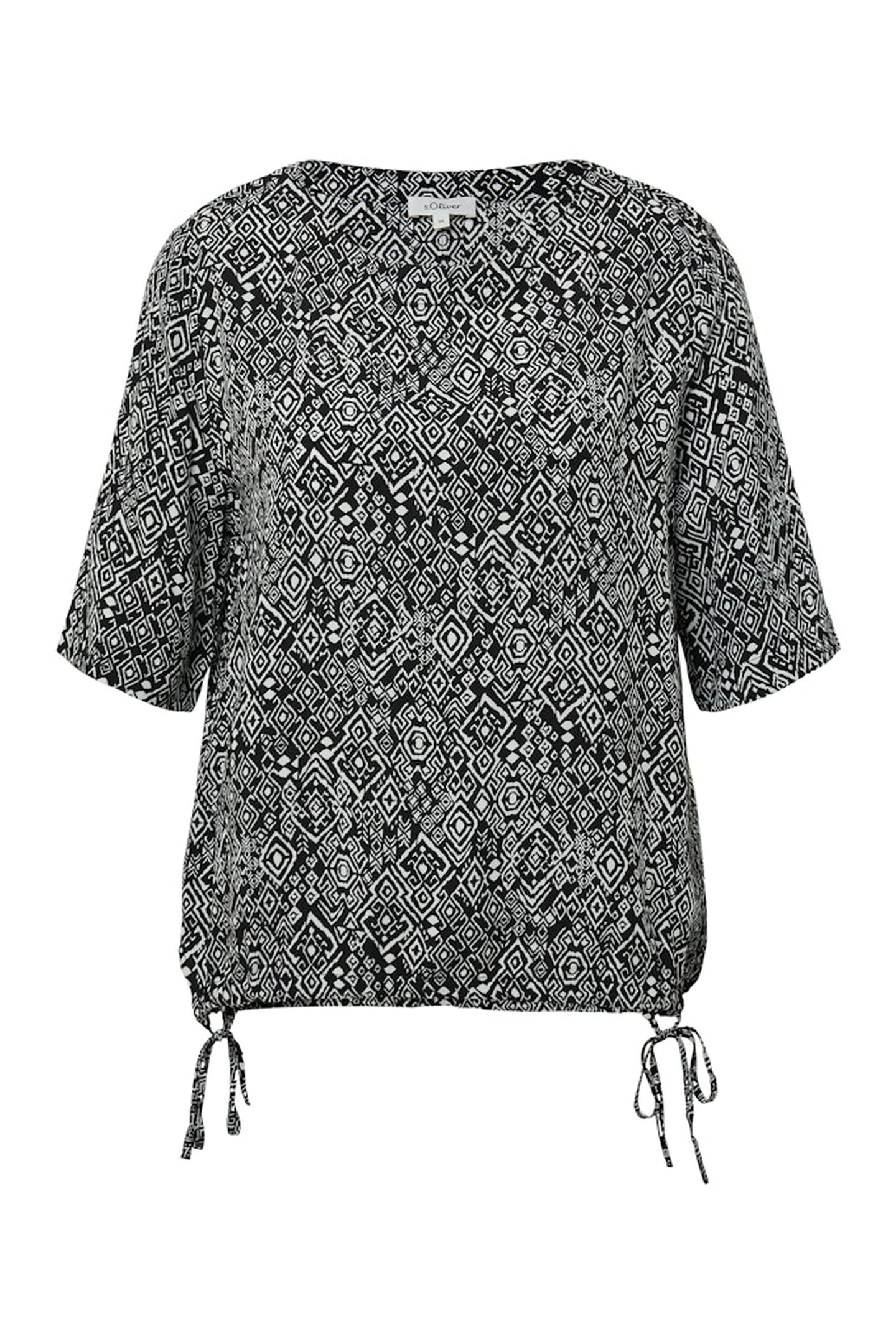 S.OLIVER BLOUSES BLACK 4