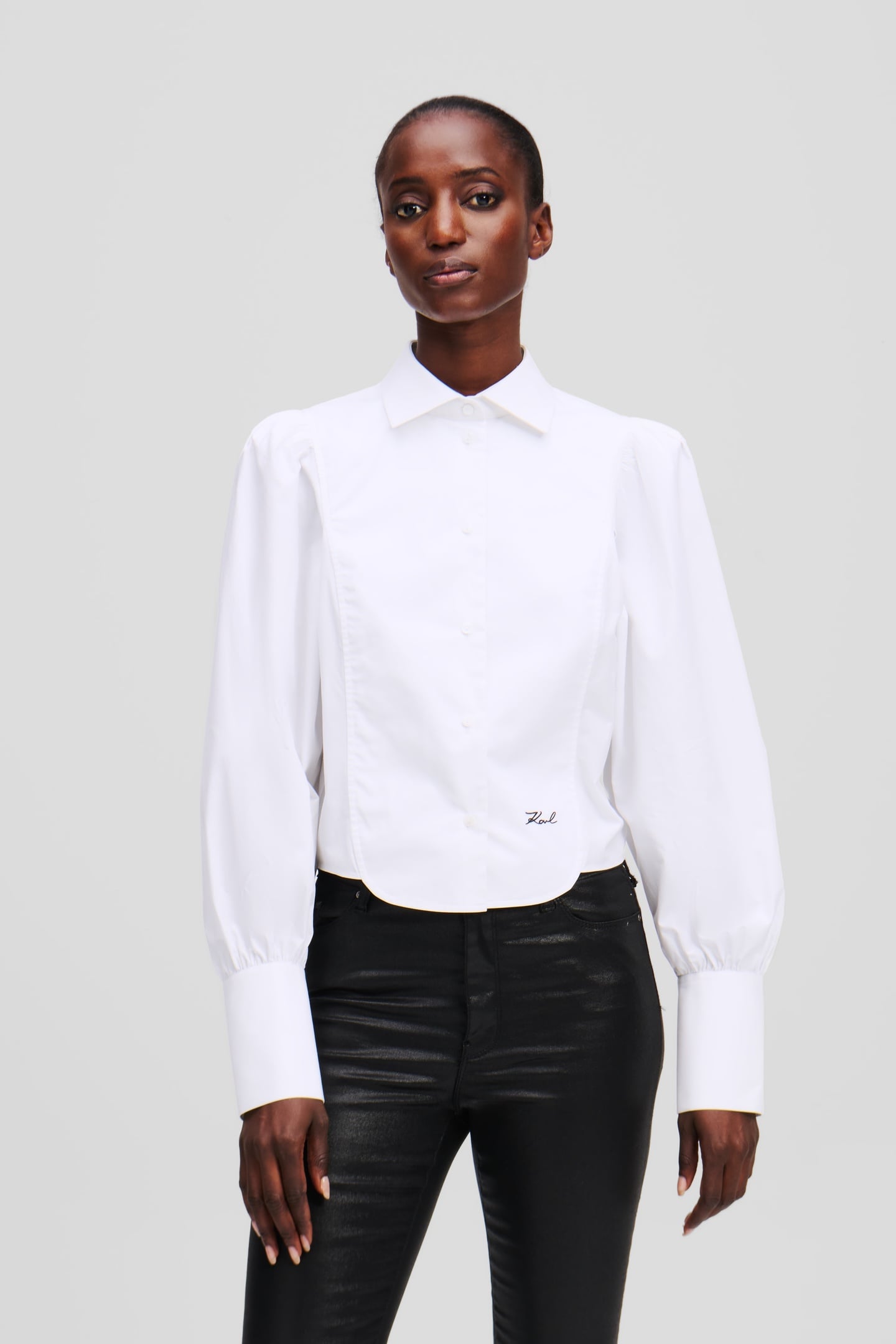 FASHION POPLIN SHIRT WHITE 1