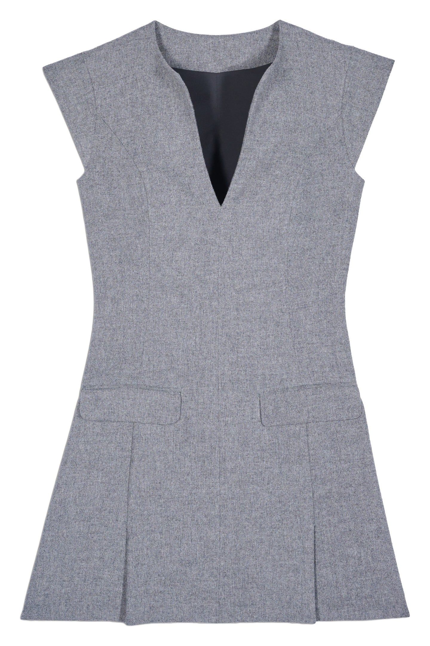 ROBE DORNELLE GRIS 4