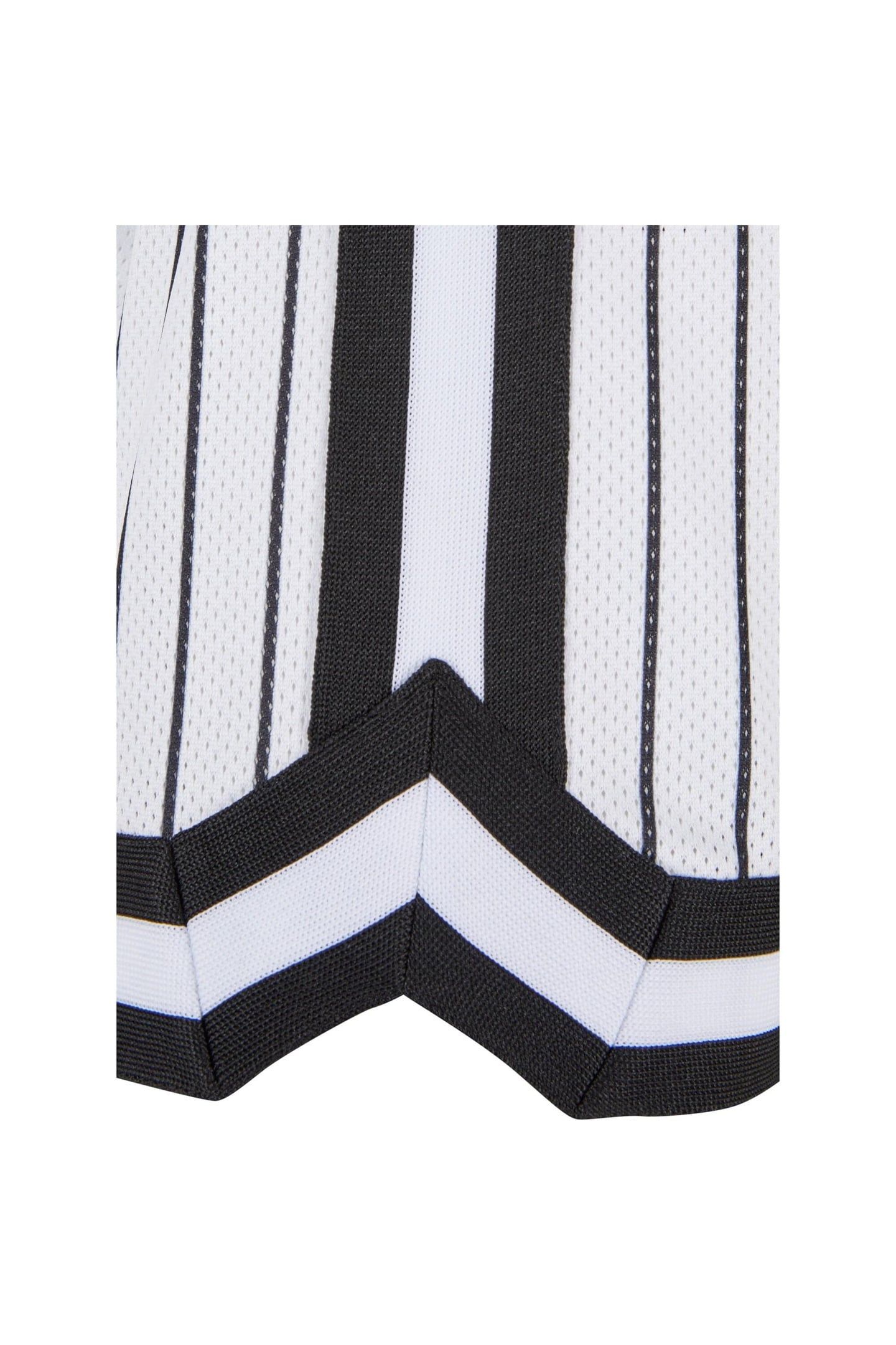 OVERSIZED STRIPED MESH TEE WHITE/BLACK 5