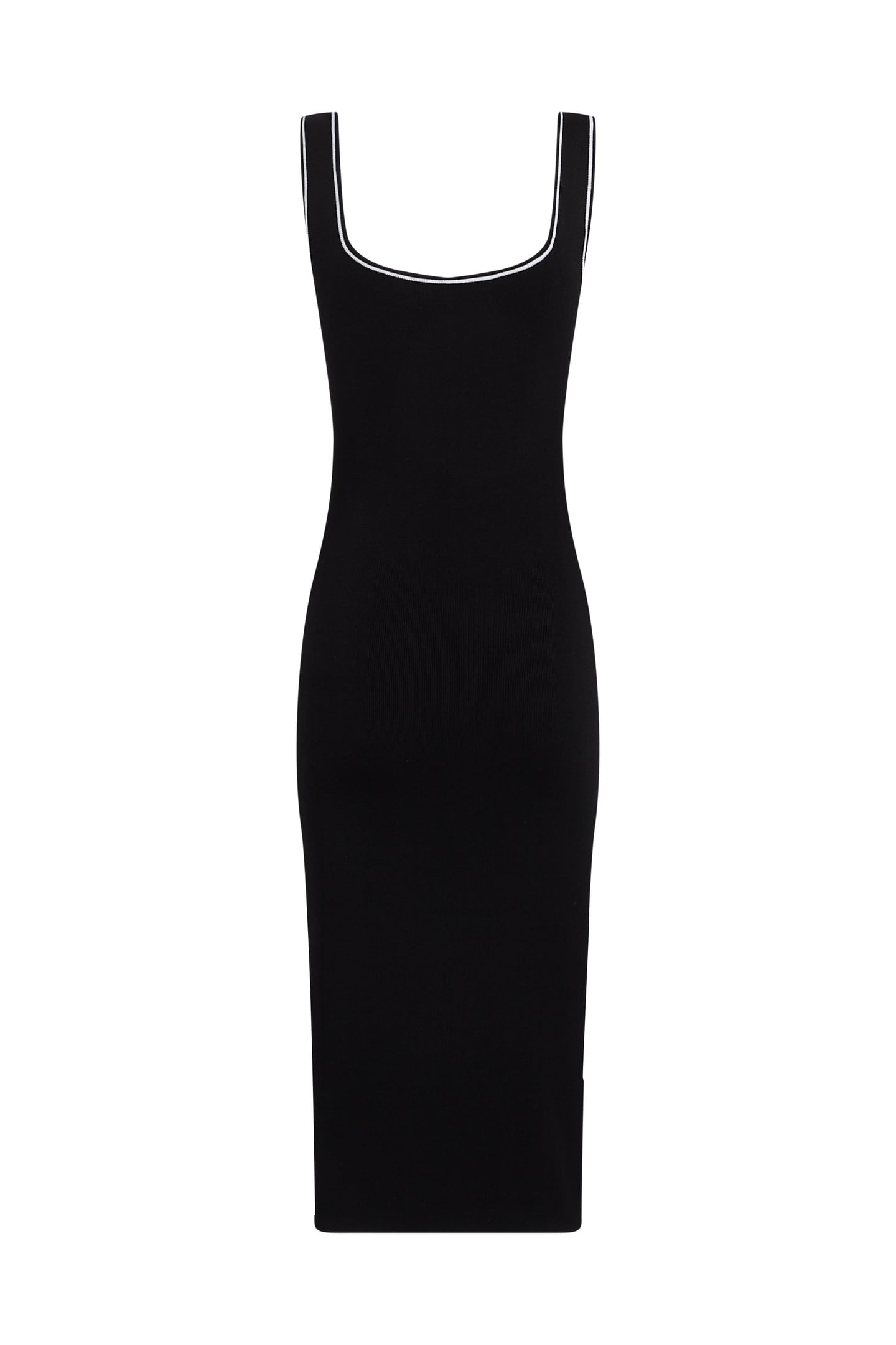 KNIT BODYCON DRESS BLACK 5