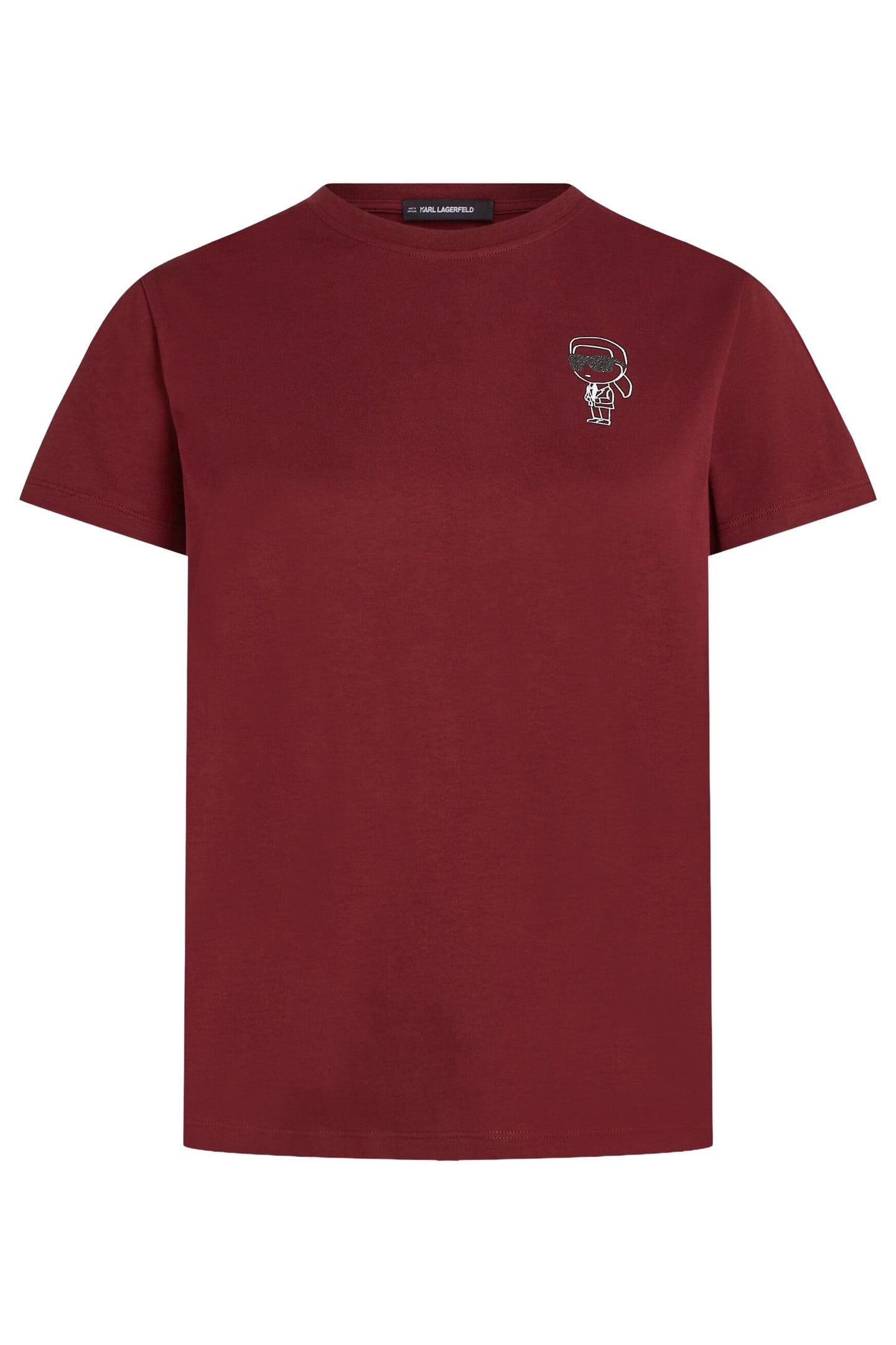 IKON PRINT T-SHIRT TAWNY PORT 1