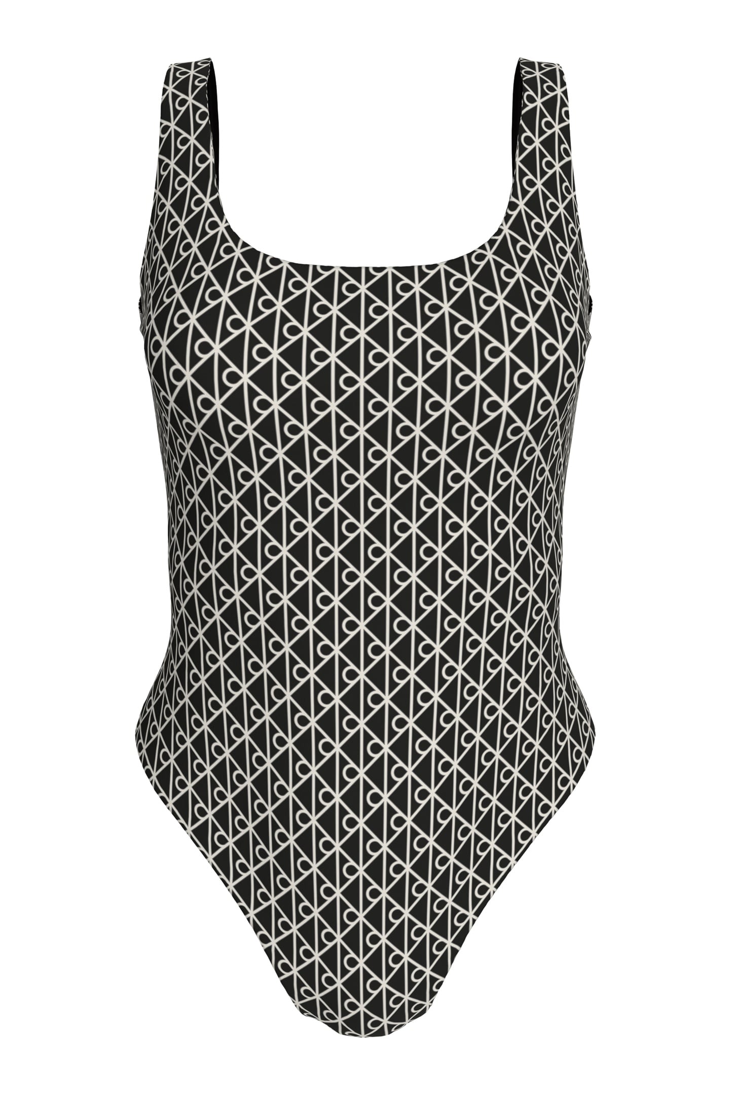 SCOOP BACK ONE PIECE BLACK 5
