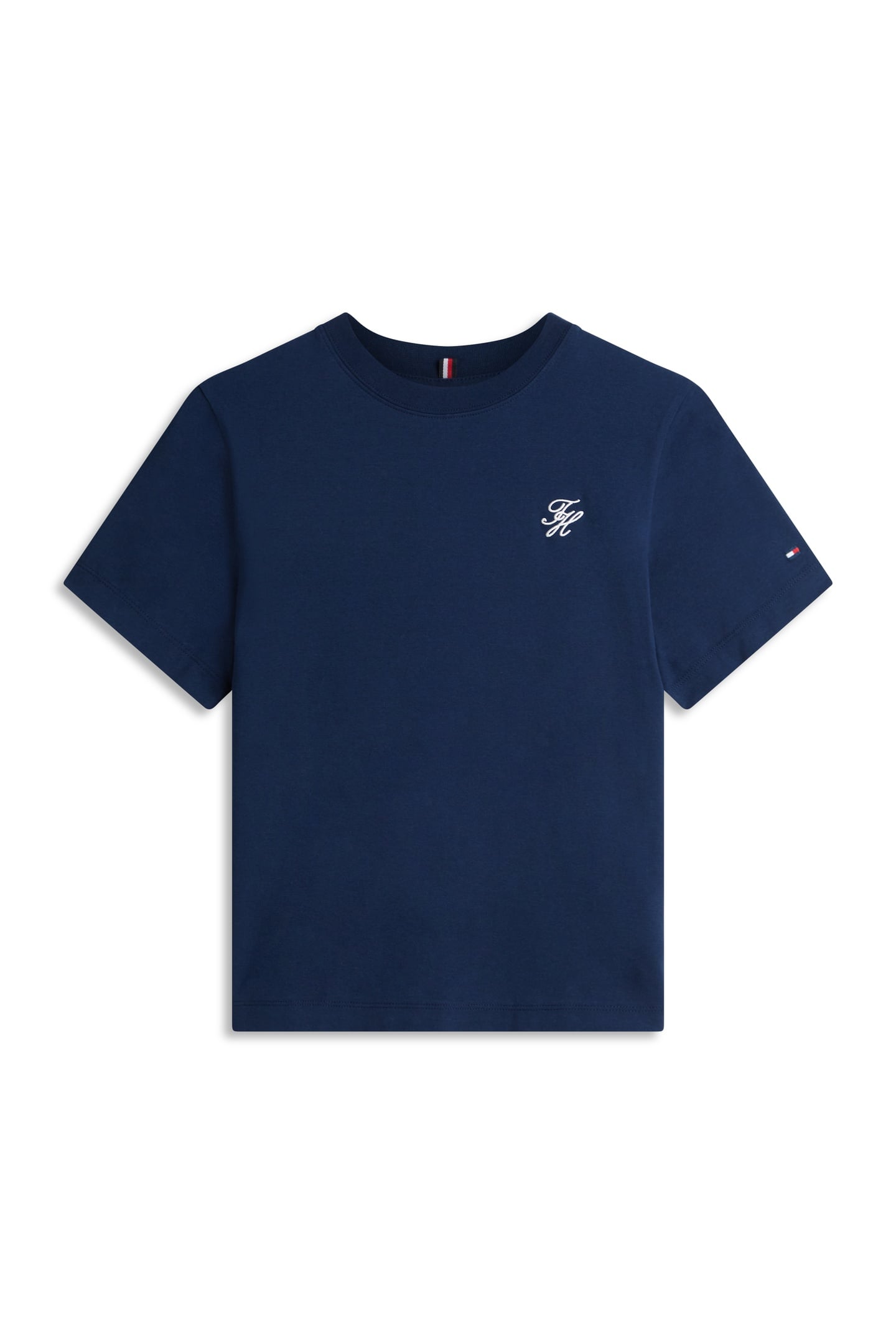 TH SCRIPT REGULAR C-NECK T-SHIRT DARK NIGHT NAVY 4