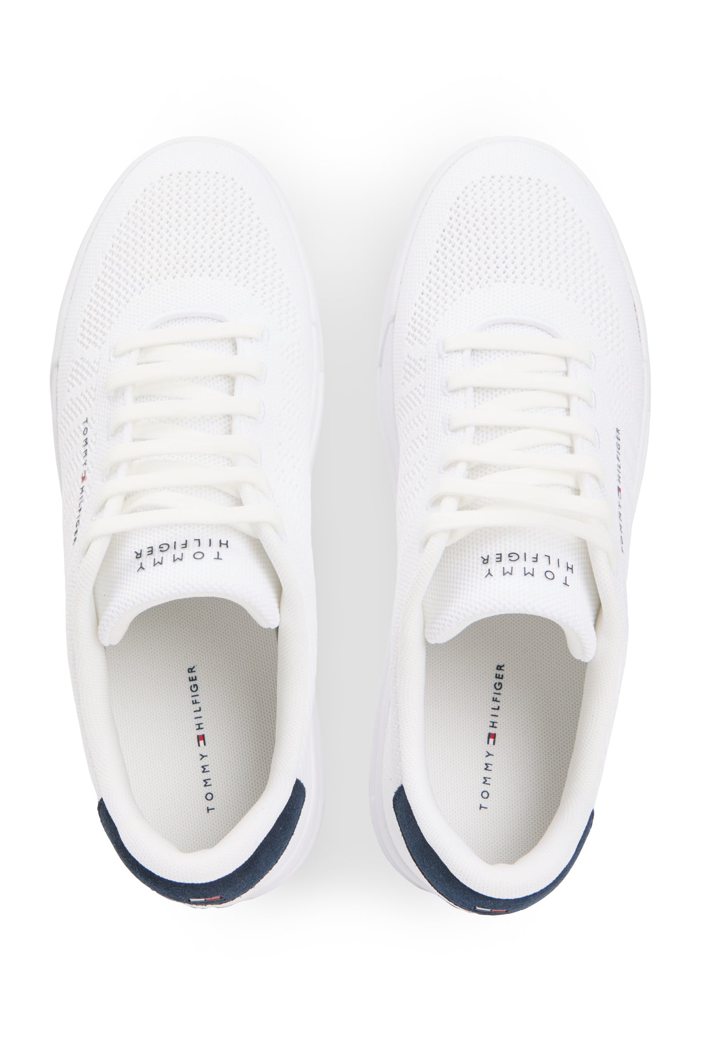 TH COURT KNIT SHOES WHITE 4