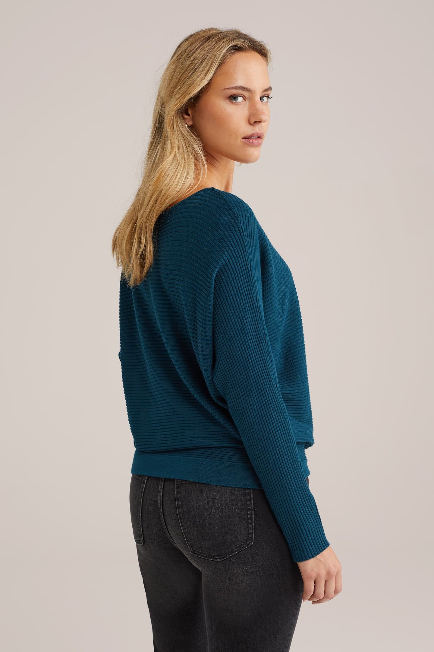 KNITTED PULLOVER GREEN BLUE 3