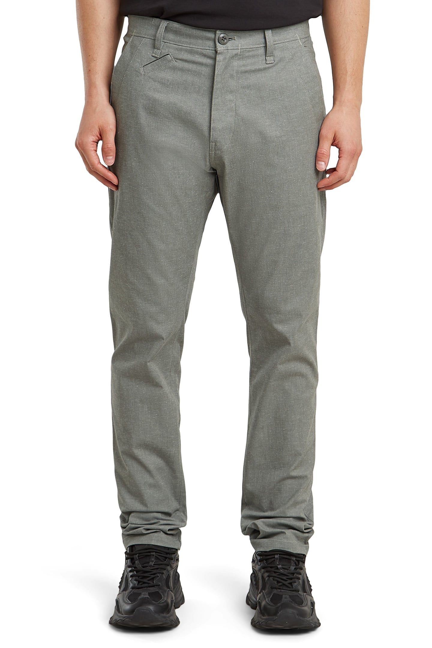 BRONSON 3.0 SLIM CHINO GREY/MILK DOBBY 2