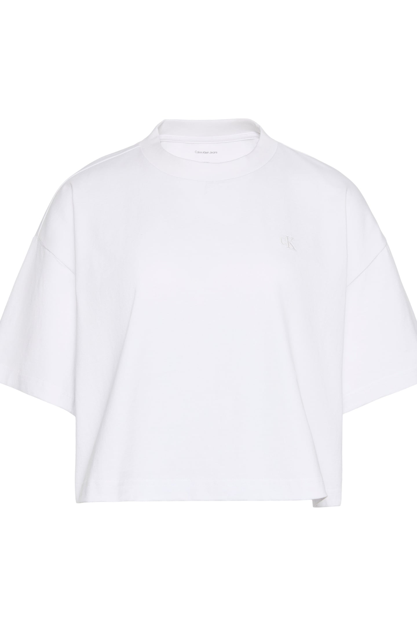 SS CROPPED BOXY TEE BRIGHT WHITE 5