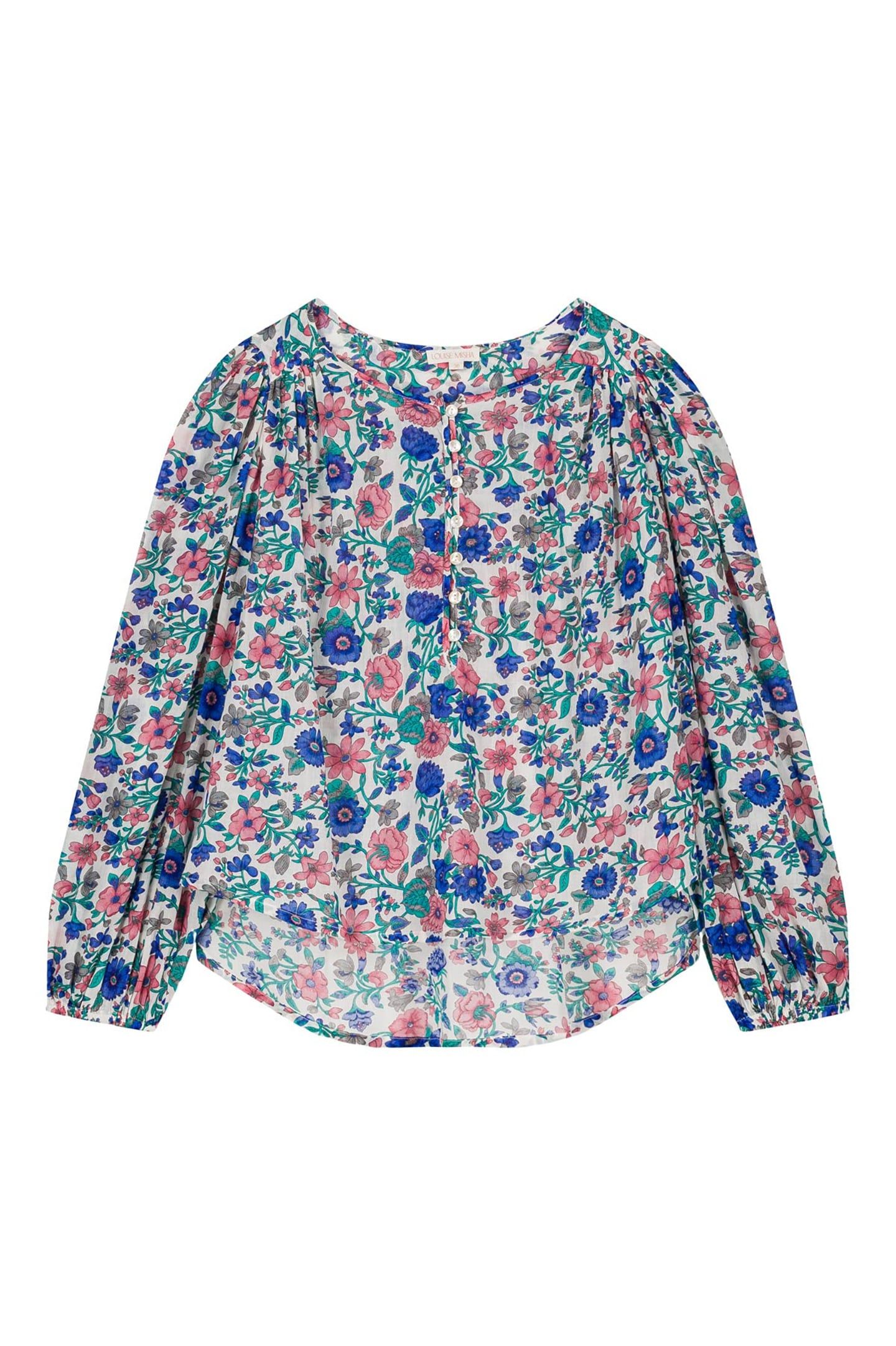 BLOUSE MARIANNA BLUE SUMMER MEADOW 3