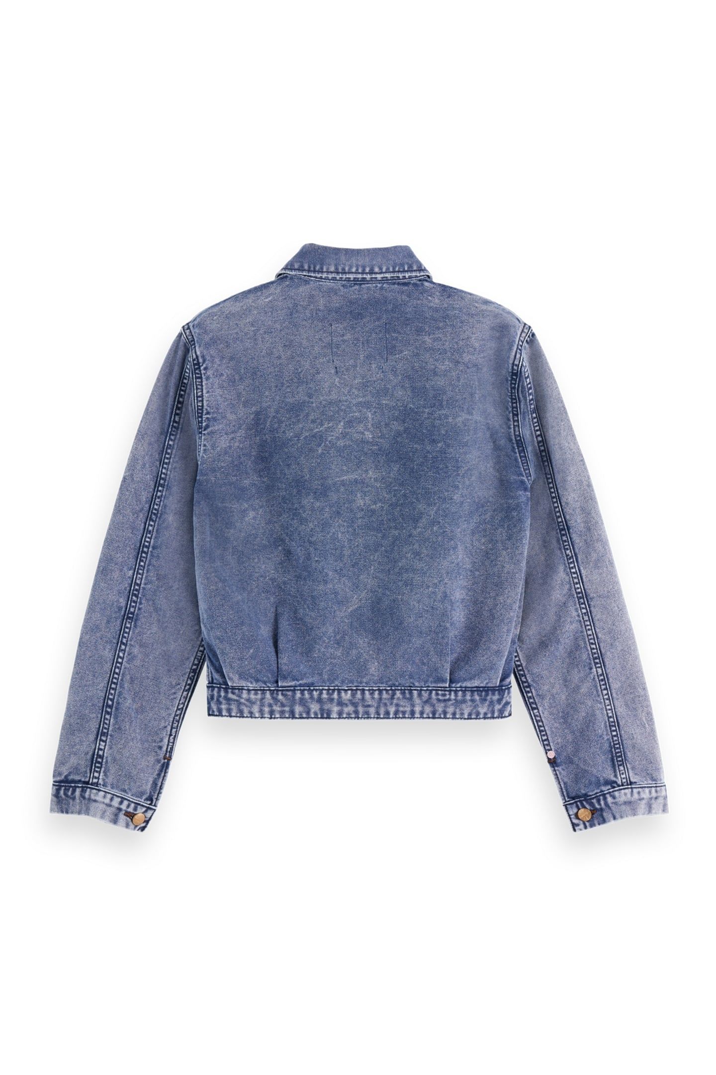 MOUNTAIN DYED DENIM CANVAS WORKWEAR JACKET NAVY 5