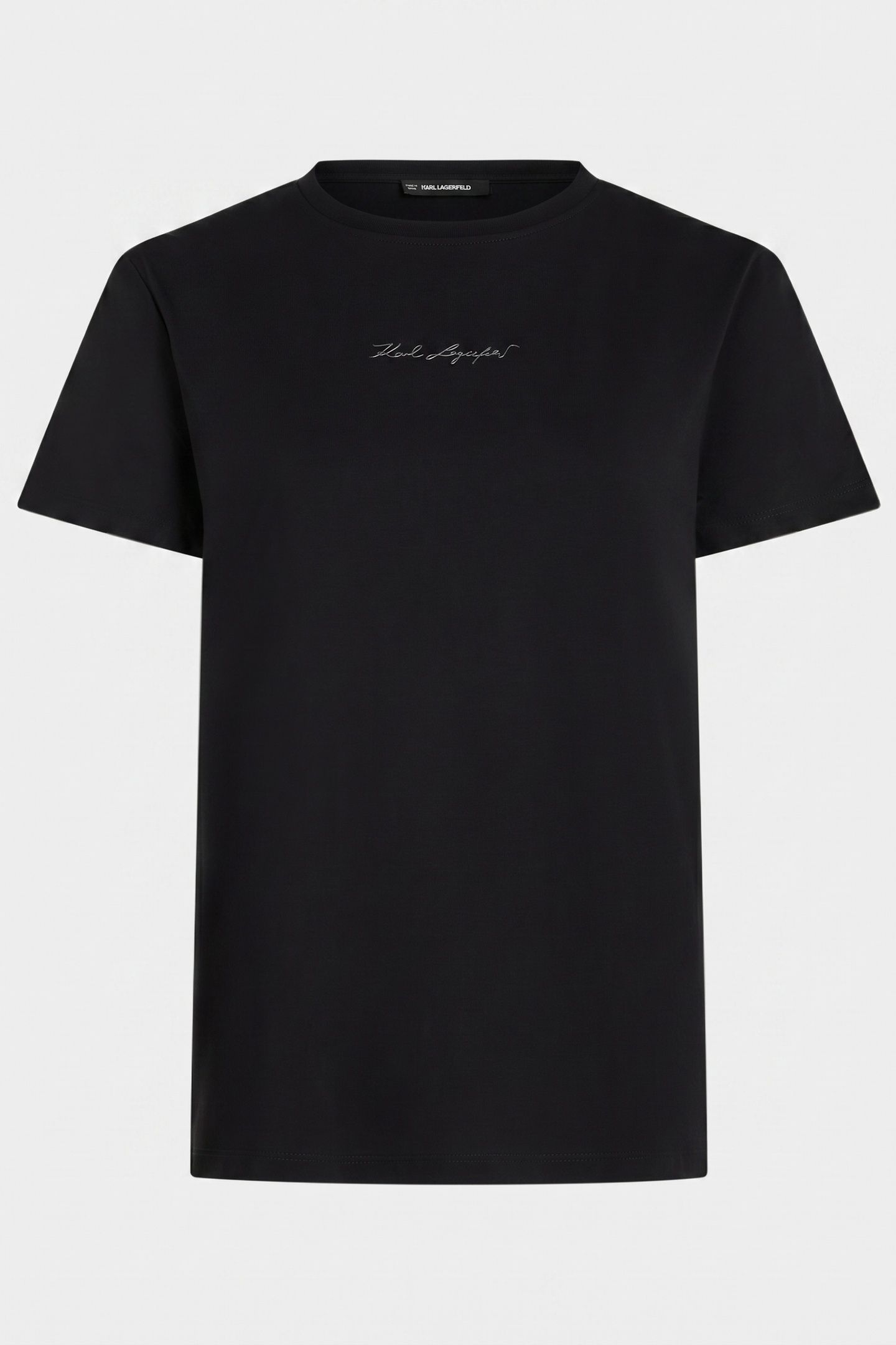 SILVER SIGNATURE T-SHIRT BLACK 3