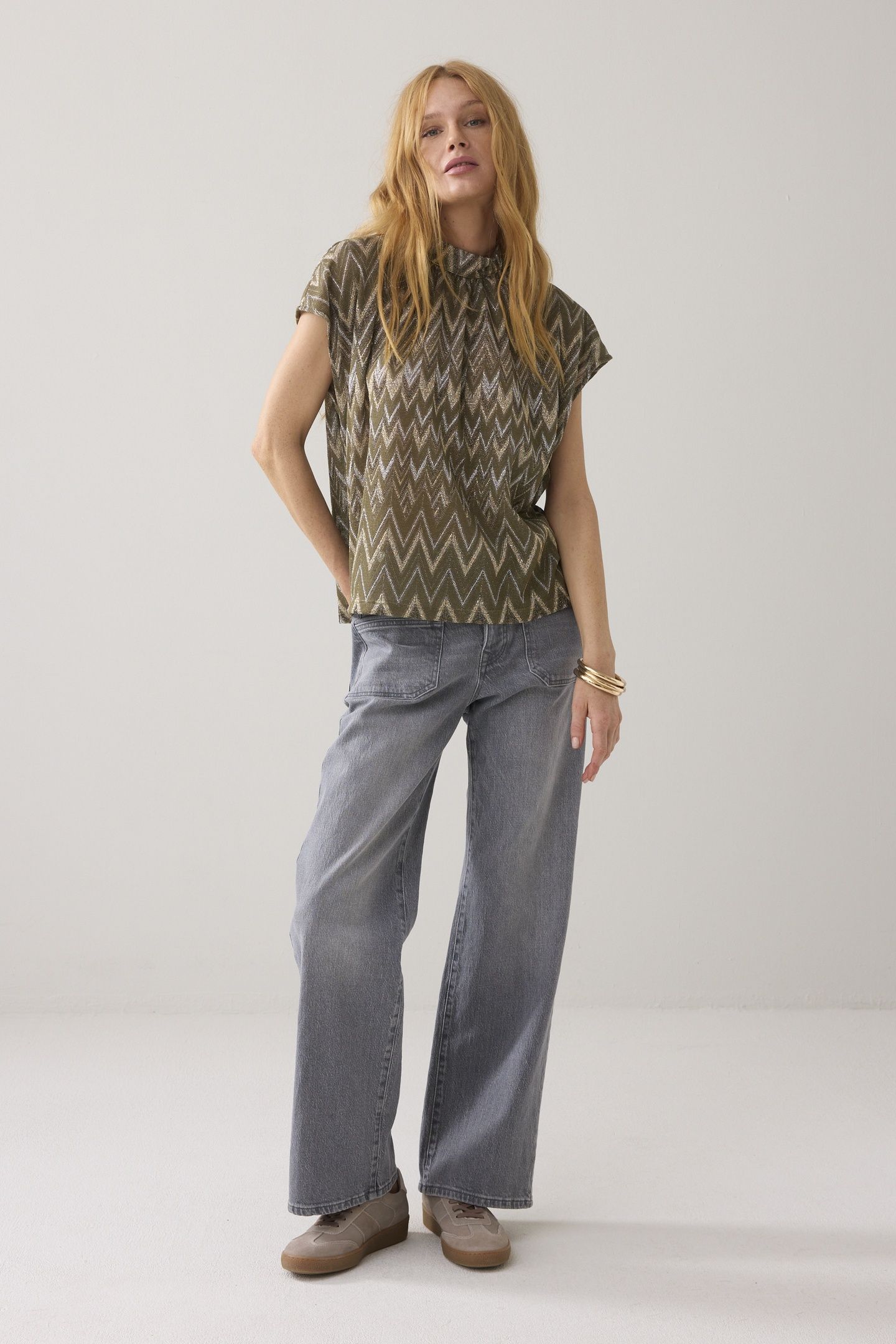 TOP ZIG ZAG LUREX DARK CAMO 2