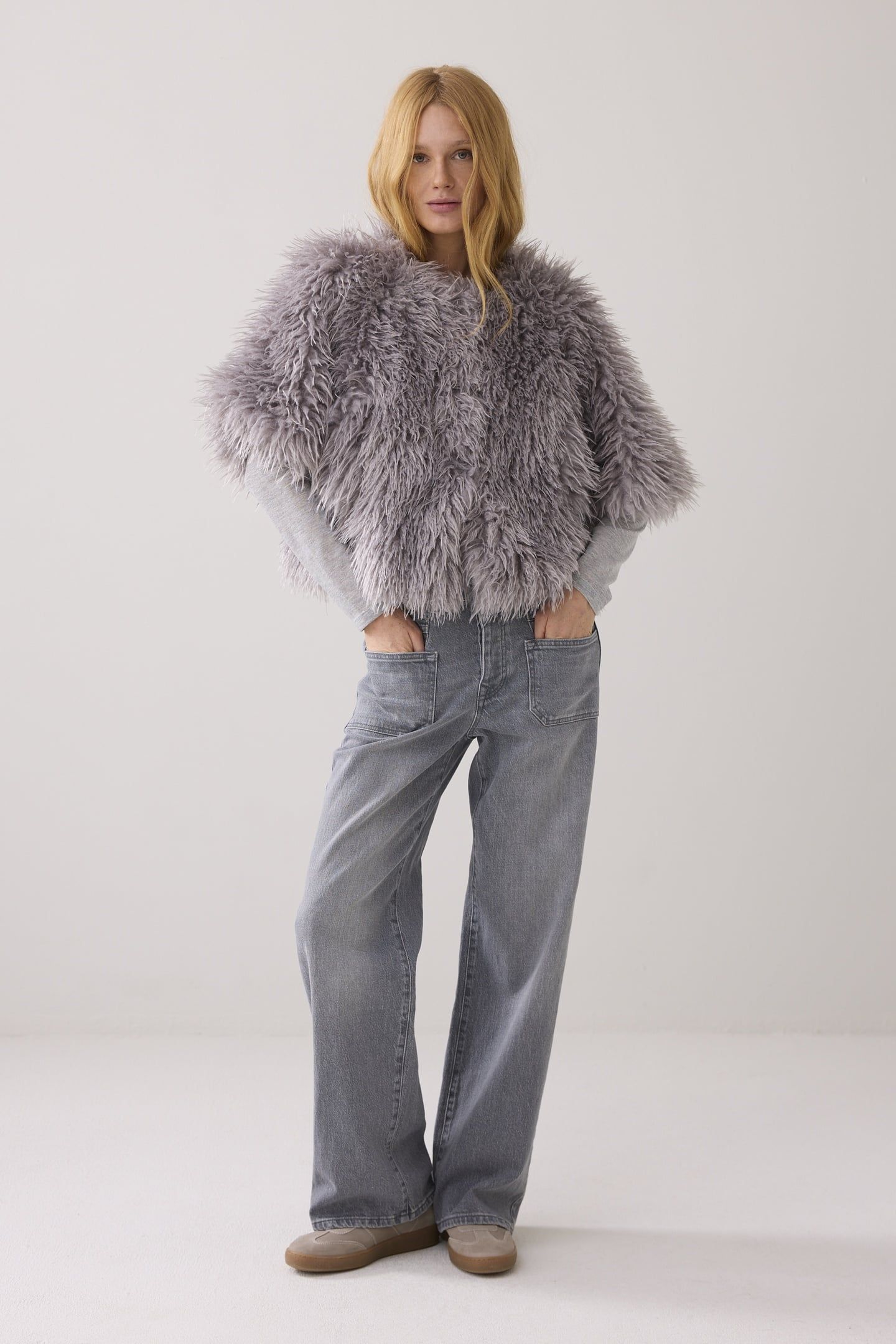 JACKET FAUX FURRY MIST 1