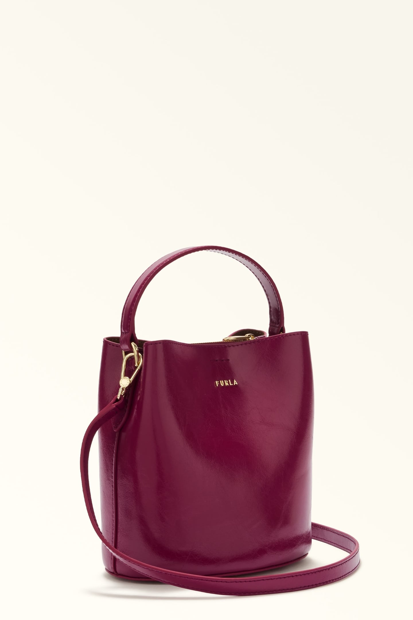 DANAE MINI BUCKET BAG RASPBERRY 1