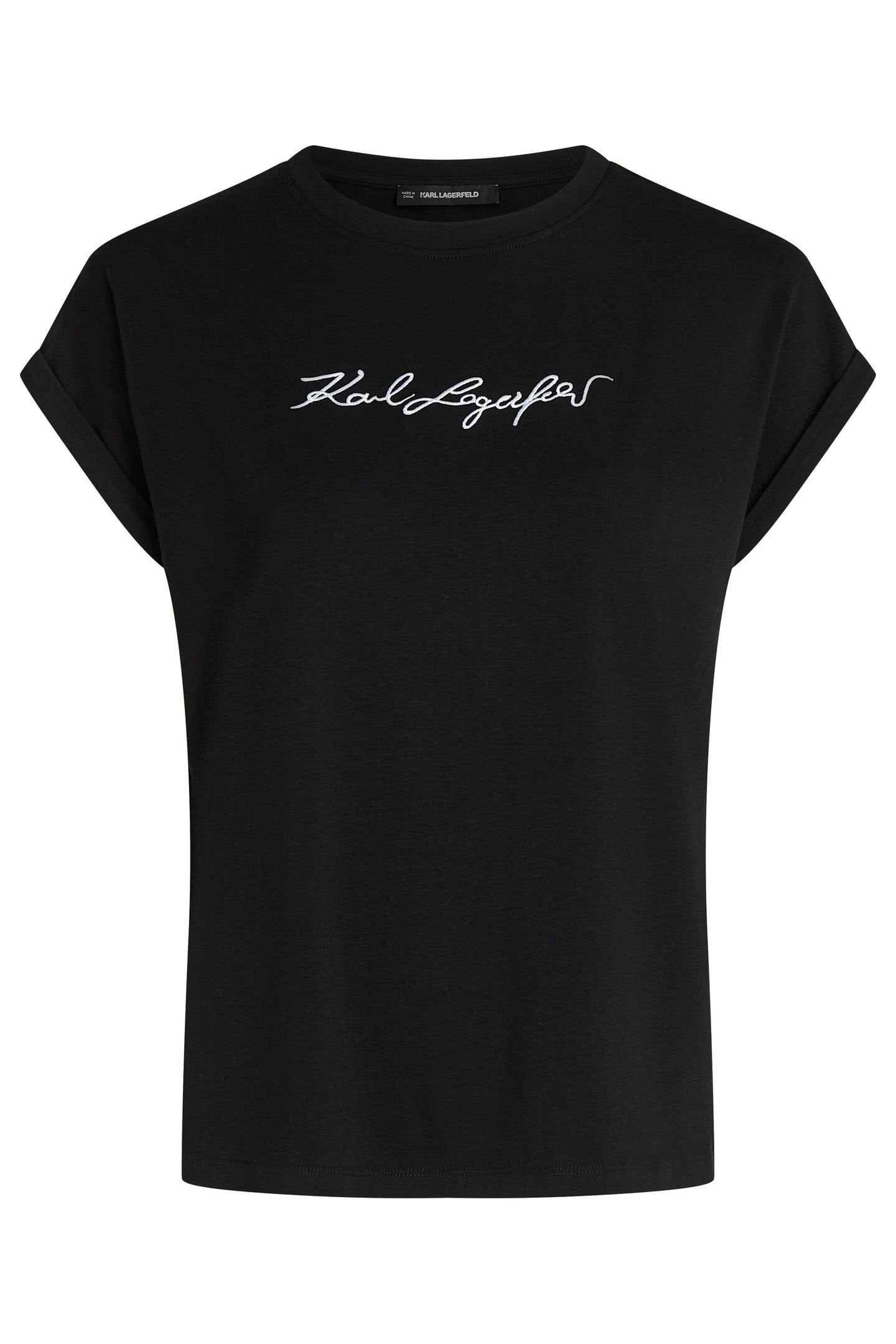 SLEEVELESS SIGNATURE T-SHIRT BLACK 1