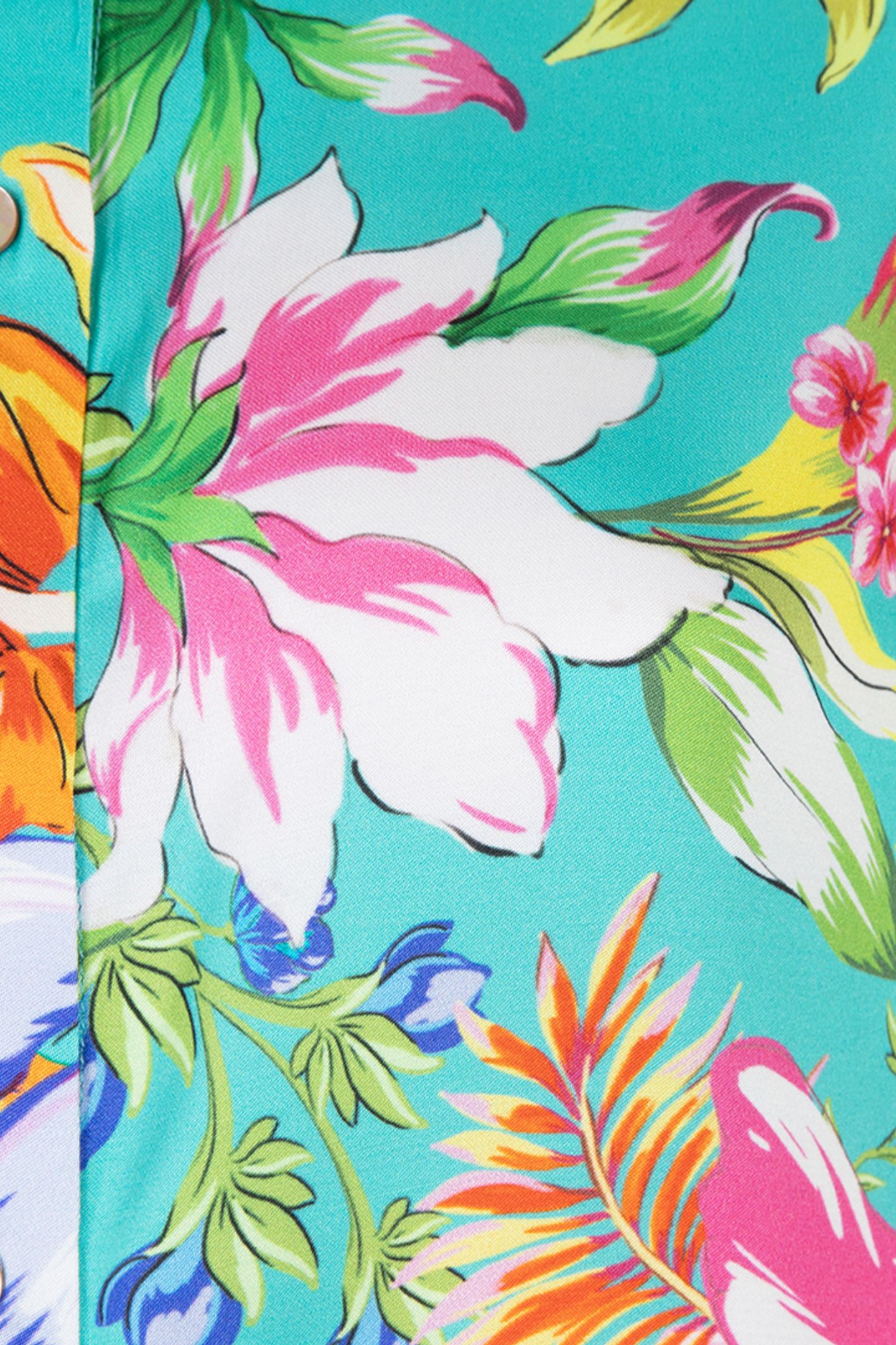 BLOUSE SHORT DISCO FLOWER PRINT 8