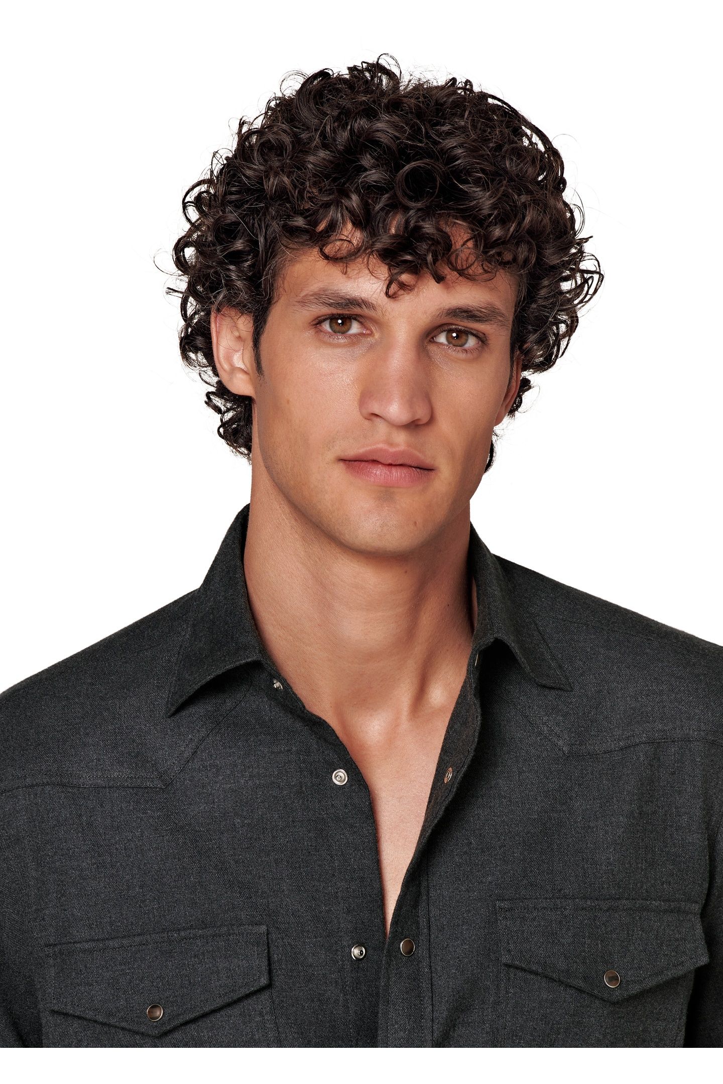 WESTERN FLANNEL CASUAL SHIRTS DARK GREY 8