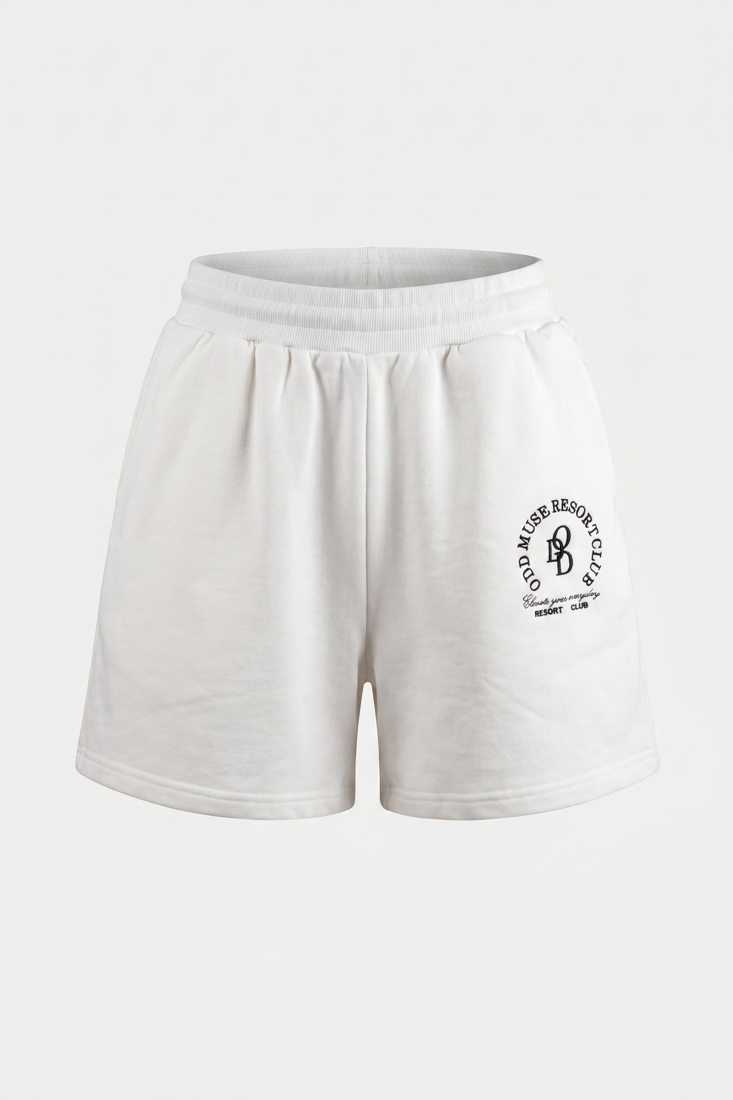 RESORT CLUB SWEAT SHORTS WHITE 5