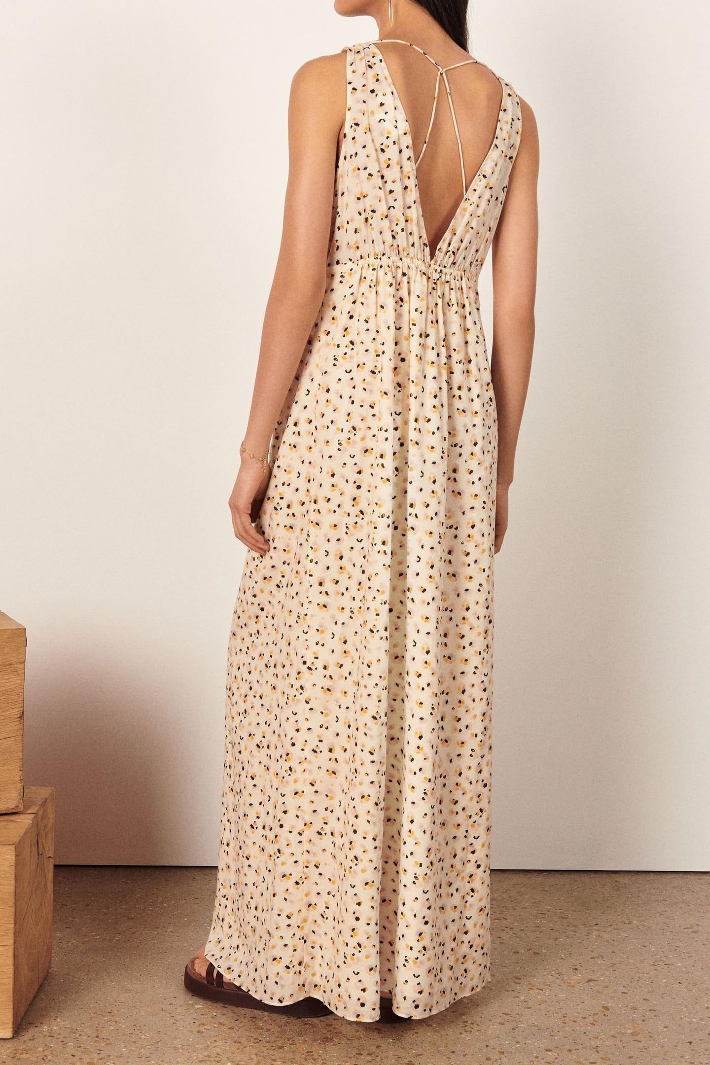 ROBE BECKY ECRU 2