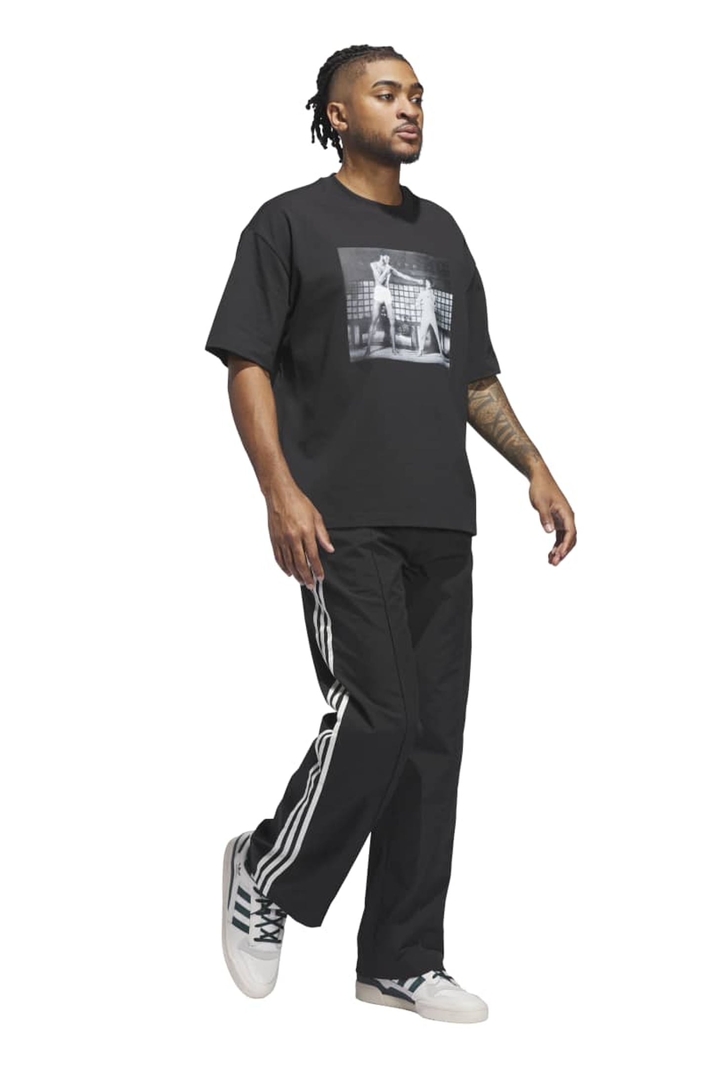 UNISEX ORIGINALS KAREEM SCORING CHAMP GRAPHIC TEE BLACK 7