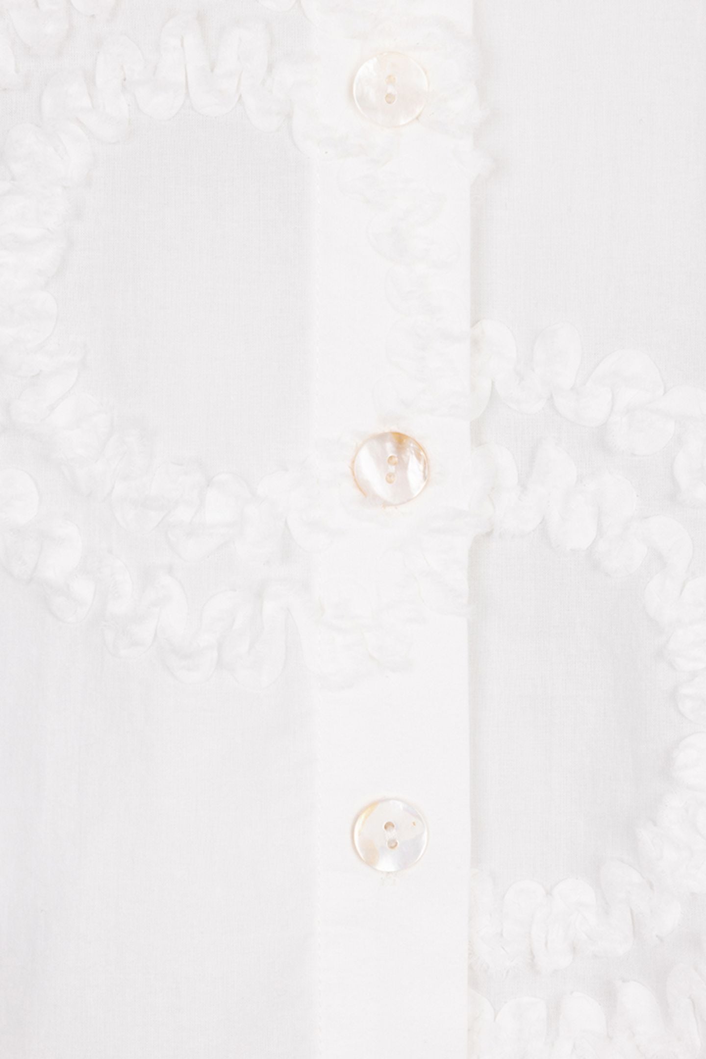 BLOUSE 3D CIRCLED EMBROIDERY OFF WHITE 7