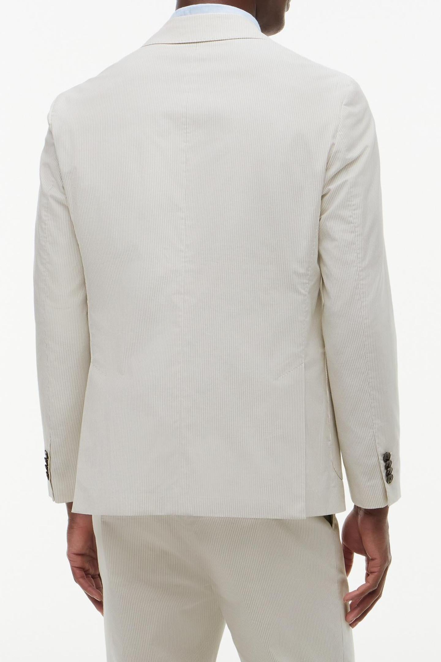 DC DOBBY TEXTURE BLAZER SANDALWOOD 2