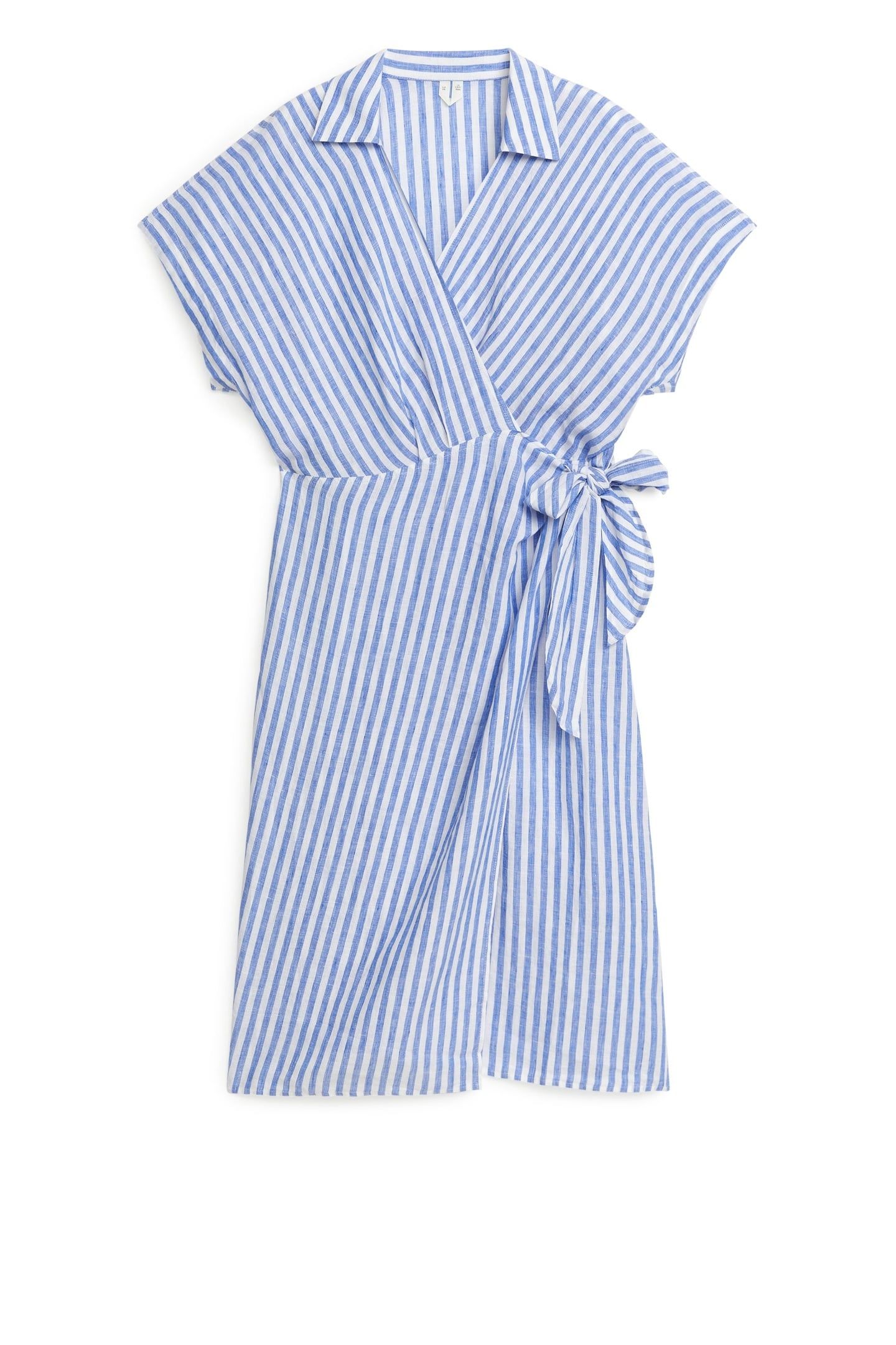 FRANCA WRAP DRESS BLUE 3