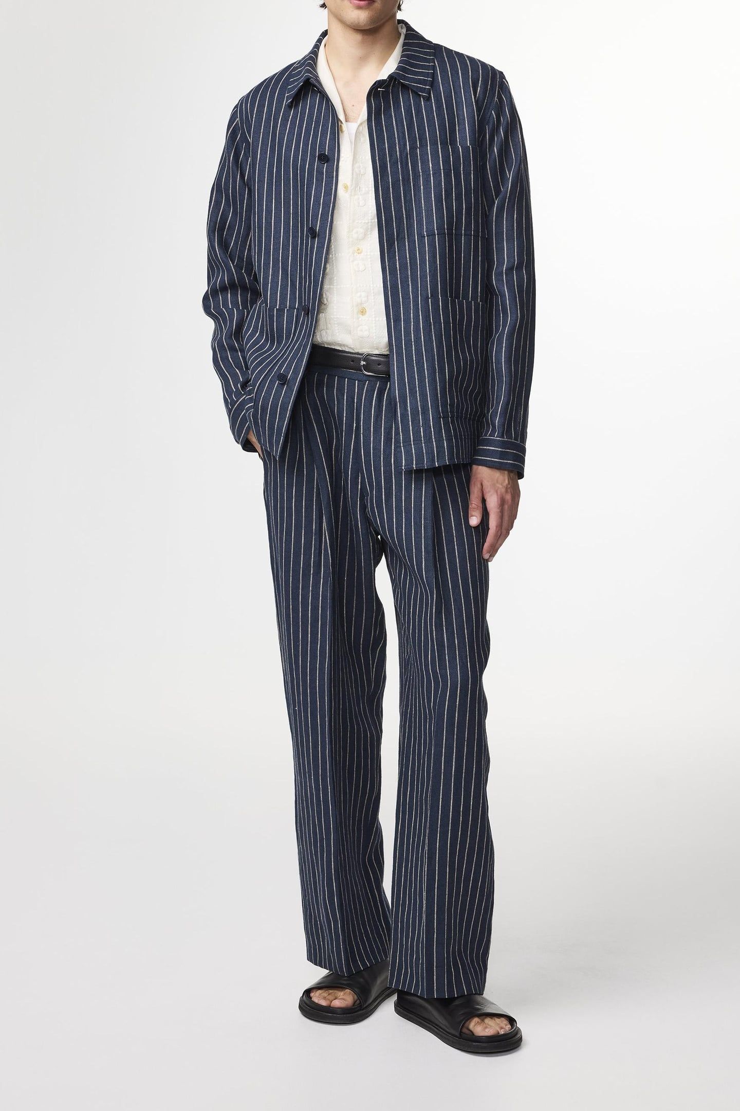 OLAV 1455 HYBRID/BLAZER NAVY STRIPE 2