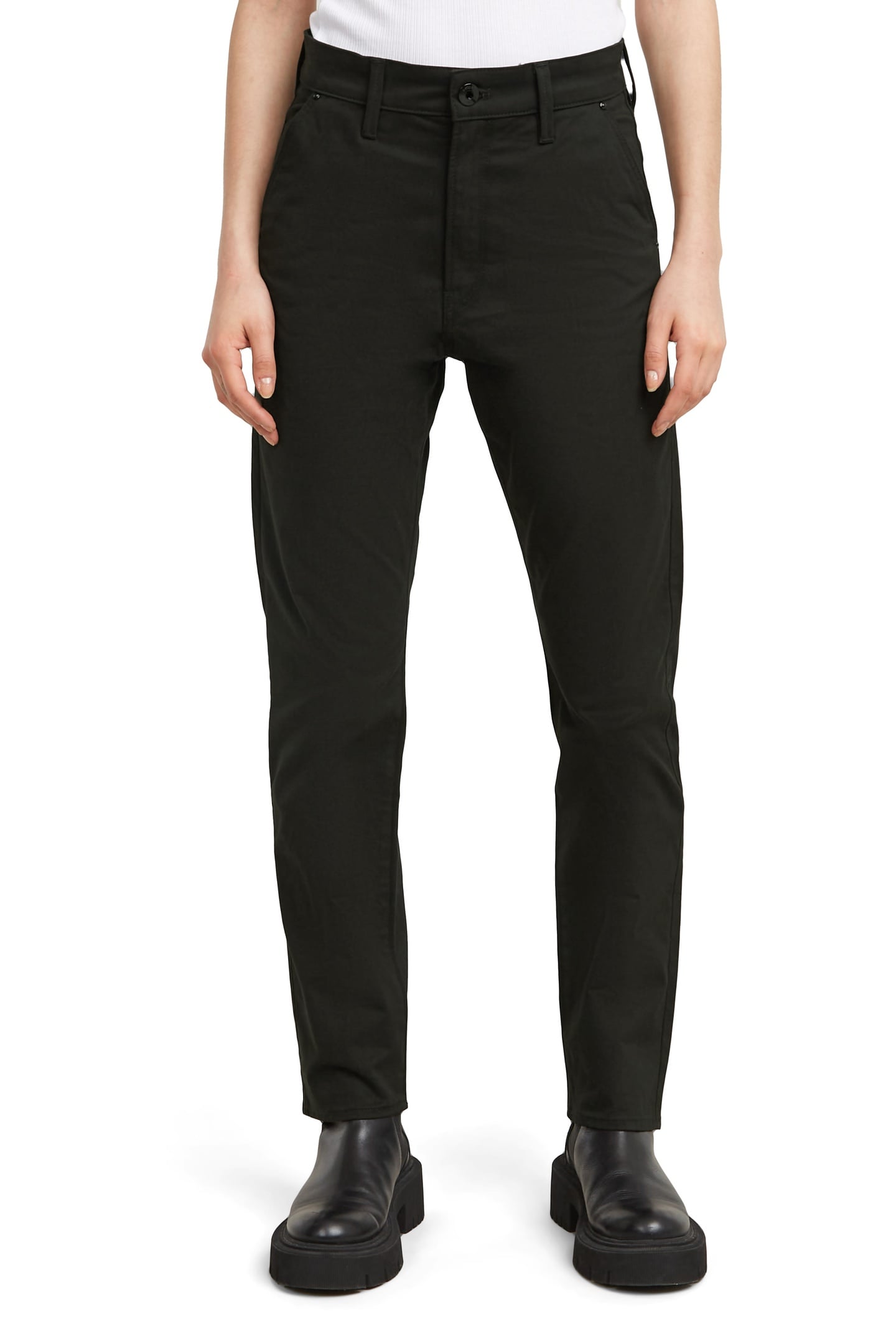 SLIM CHINO BLACK 2