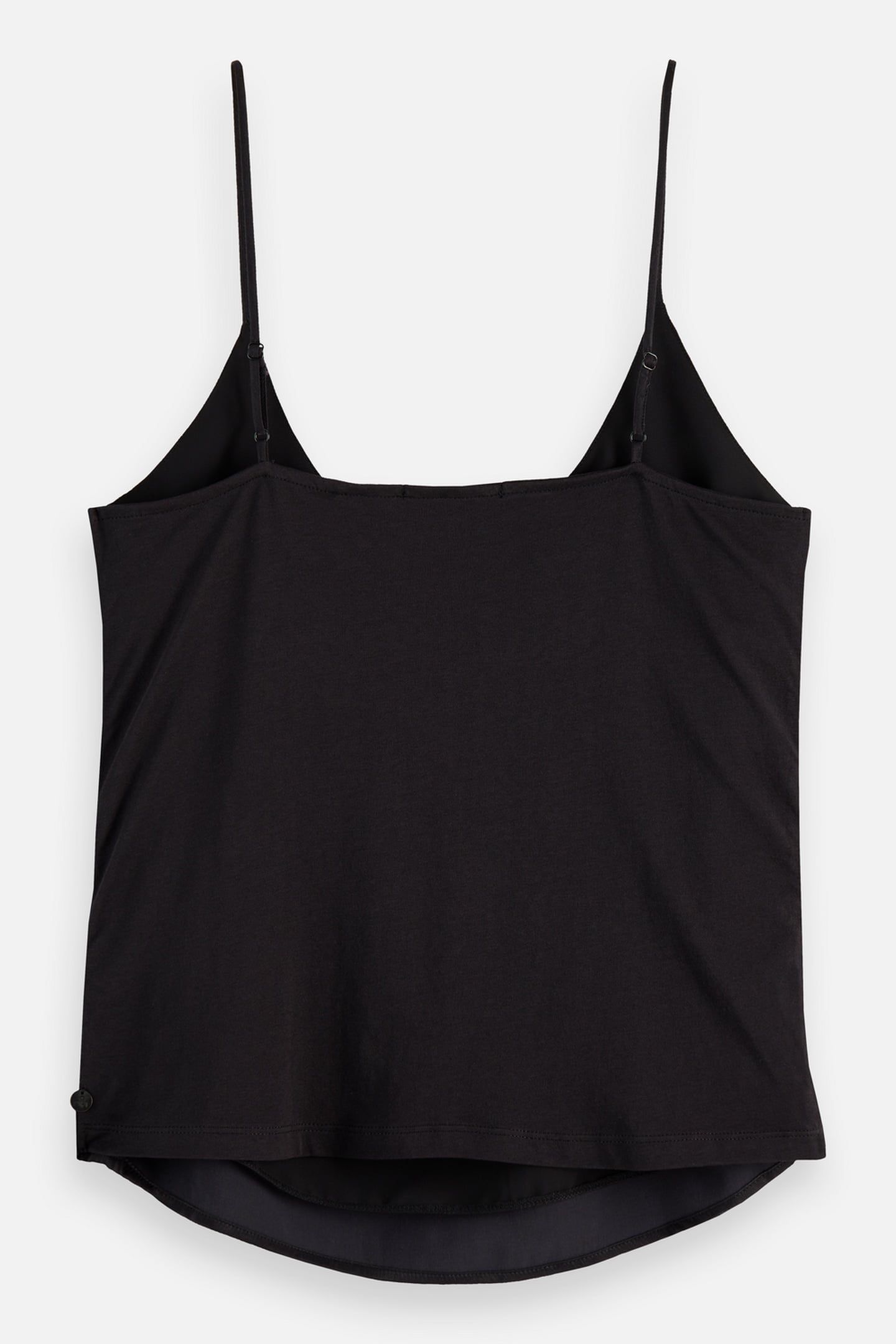 JERSEY WOVEN TANK BLACK 5