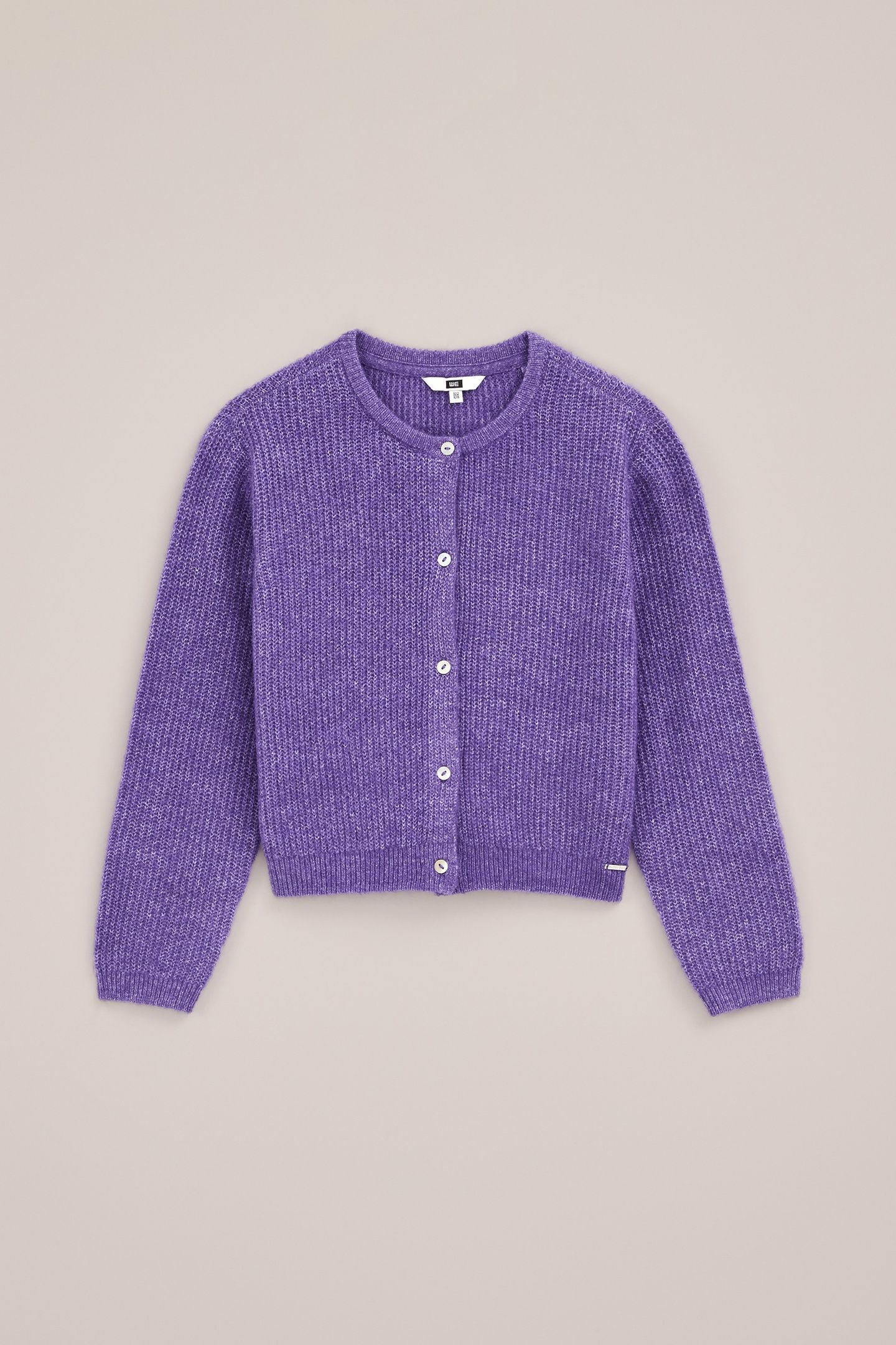 KNITTED CARDIGAN PURPLE 3