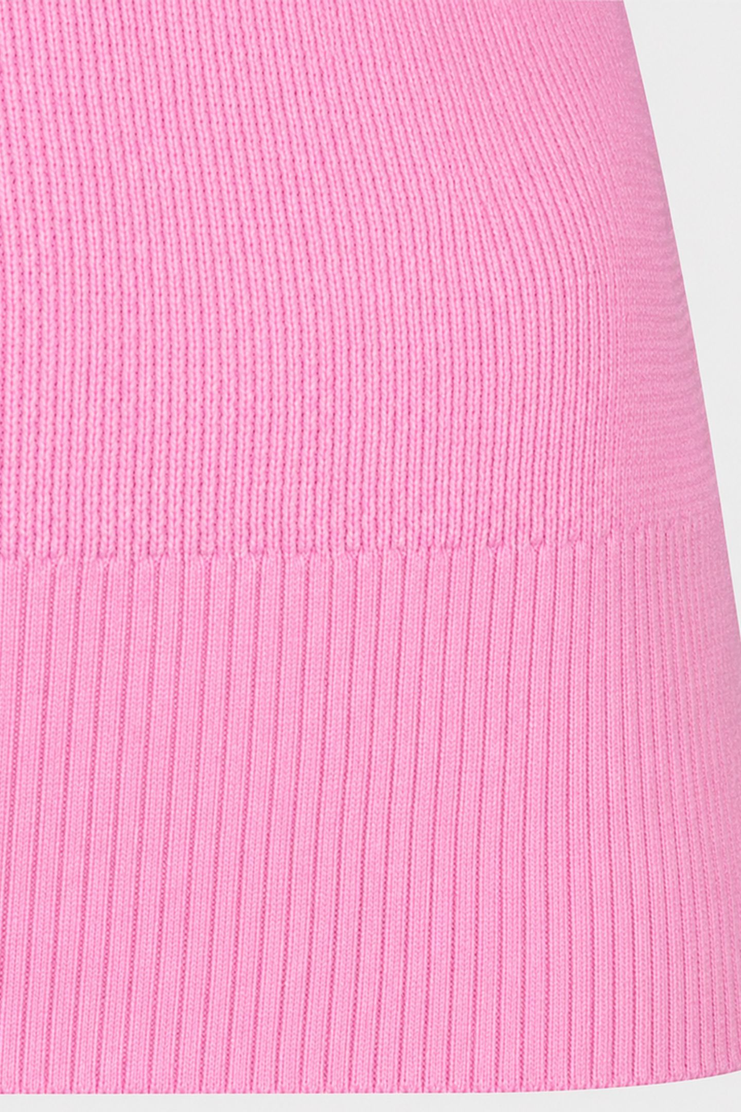 TOP RIB V-NECK PASTEL PINK 3