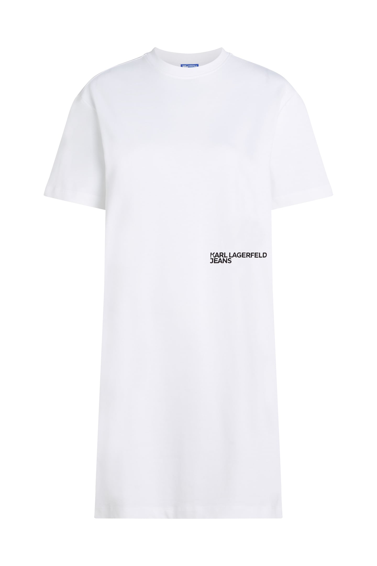 KLJ KARLISM TEE DRESS WHITE 3