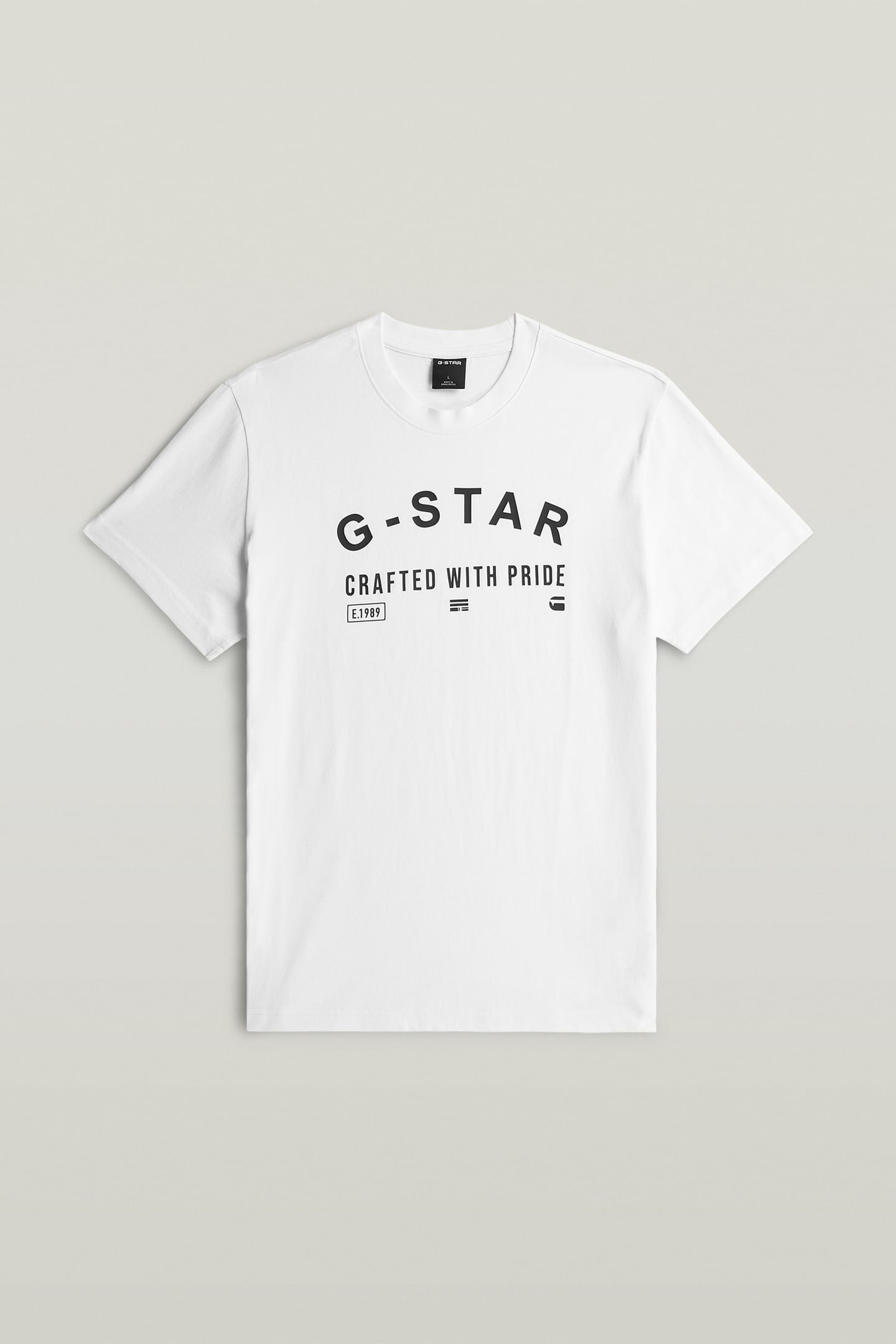 CHEST LOGO R T S\S WHITE 3