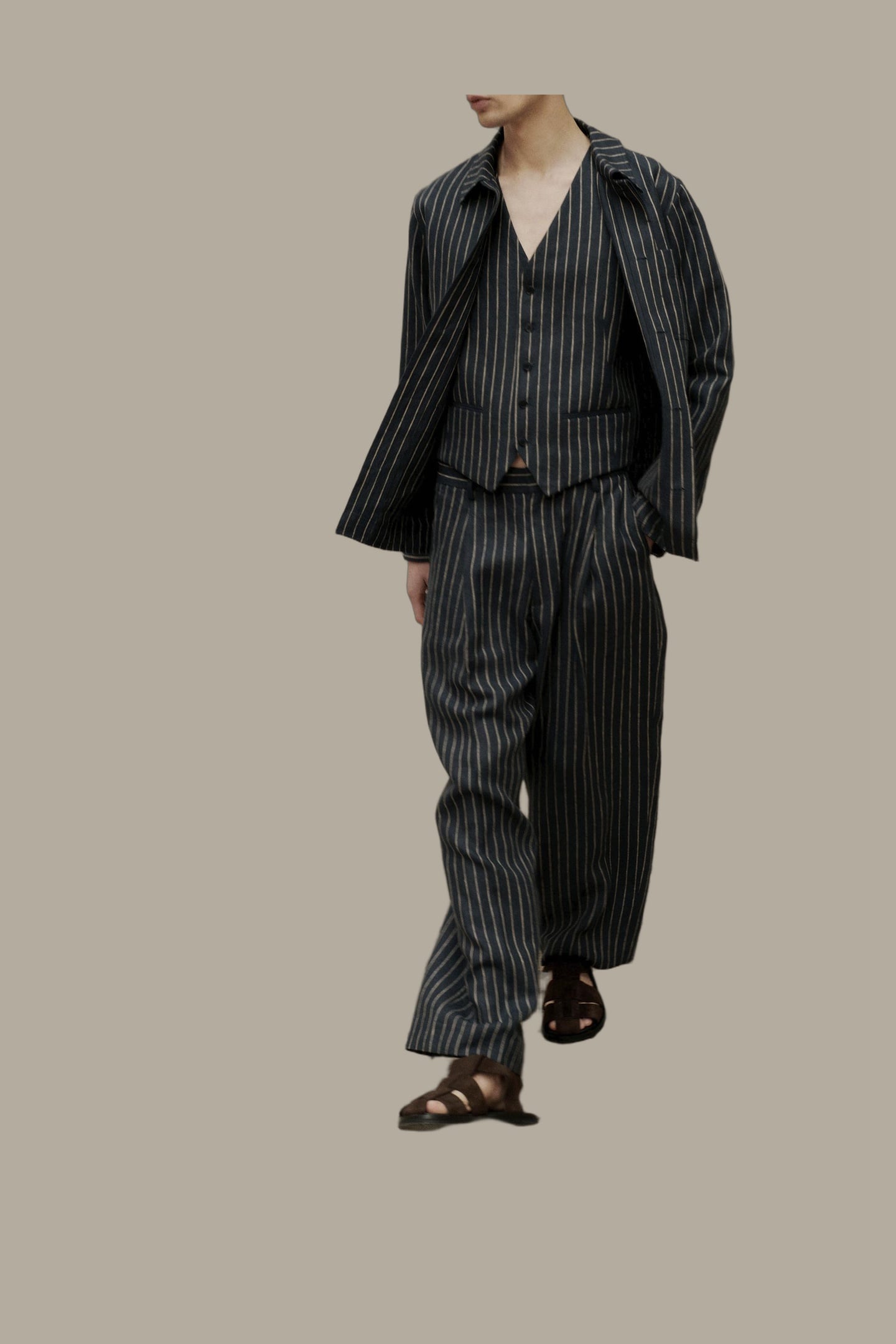 OLAV 1455 HYBRID/BLAZER NAVY STRIPE 4