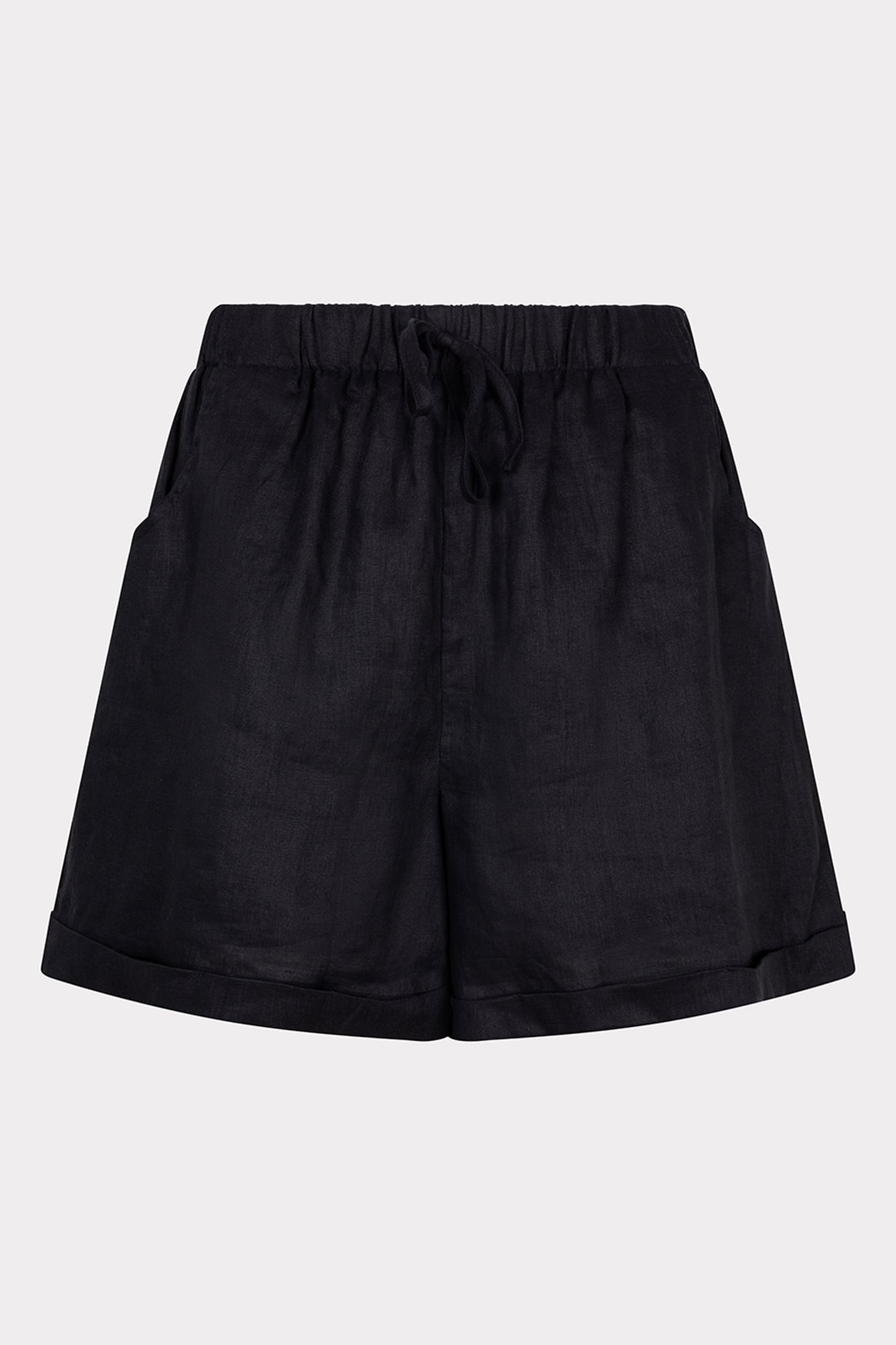 SHORTS LINEN BLACK 4