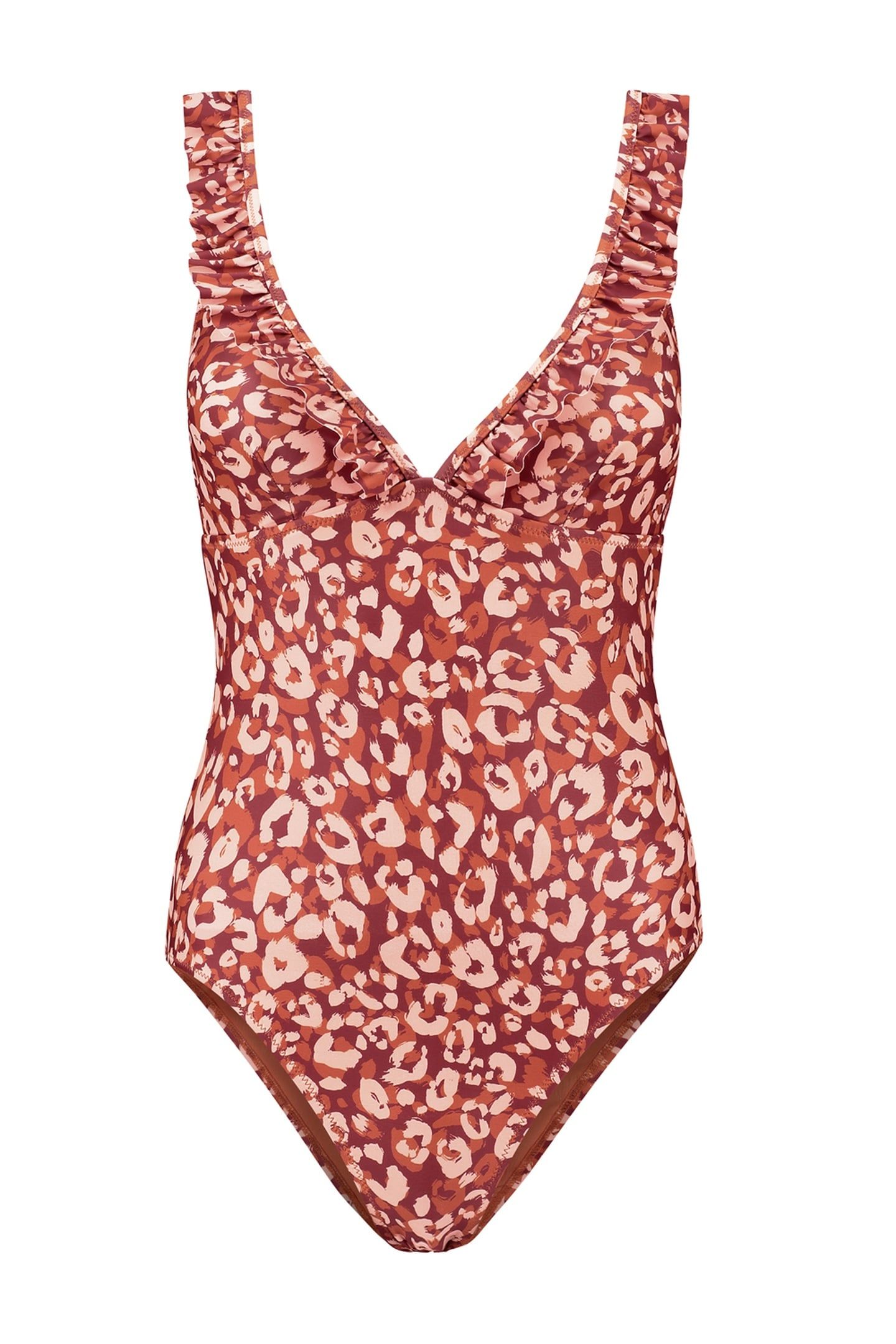 BOBBY SWIMSUIT LUSH LEOPARD FROZEN CHOCO BROWN 6